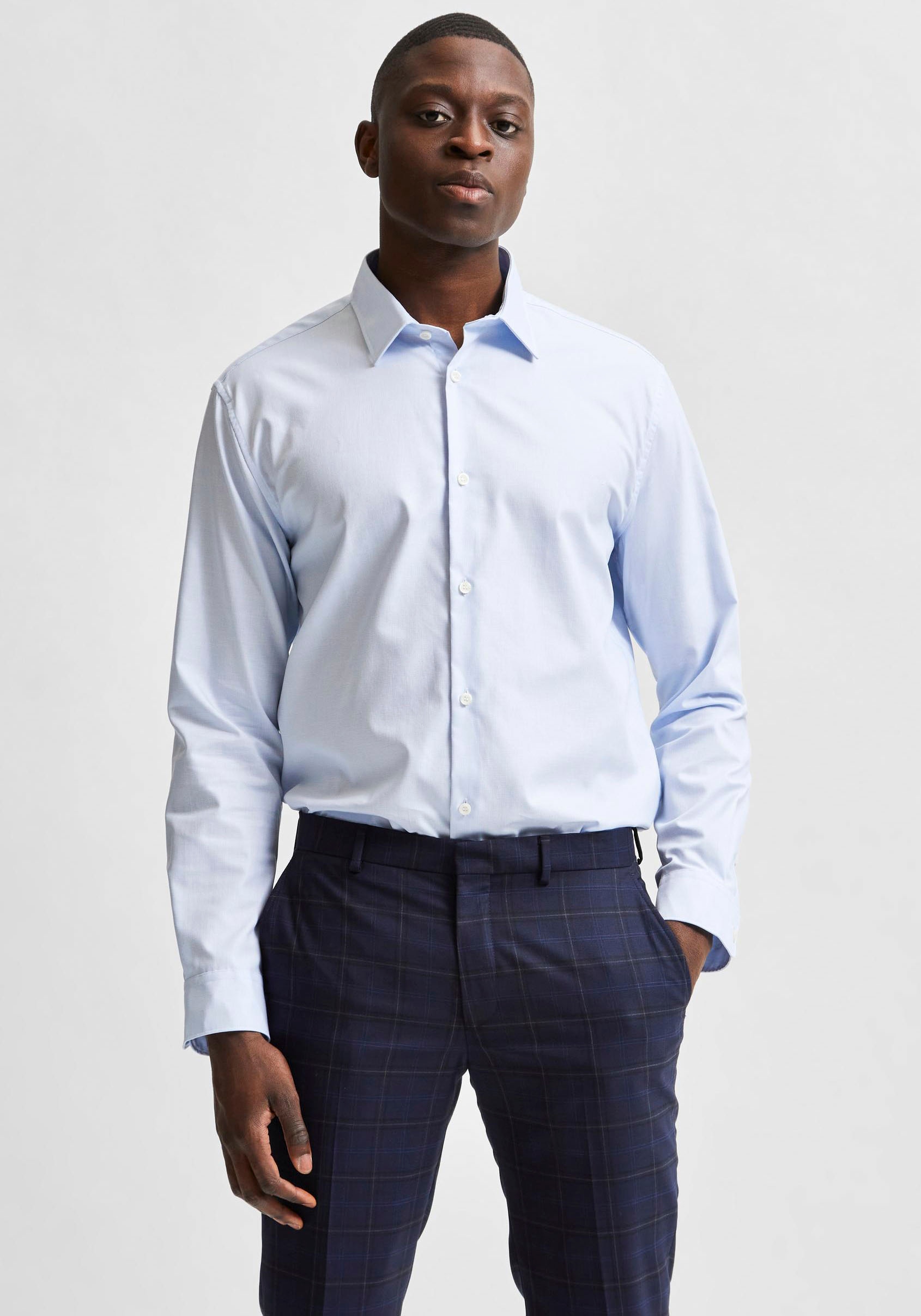 SELECTED Businesshemd »SLHSLIMETHAN SHIRT«