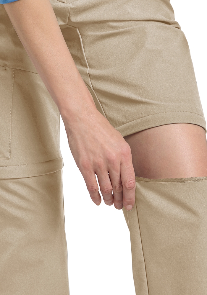 Jack Wolfskin Pantalon zip-off »PICO TRAIL ZIP OFF PANTS W«  avec fonction zip-off, respirant, à séchage rapide, coupe-vent