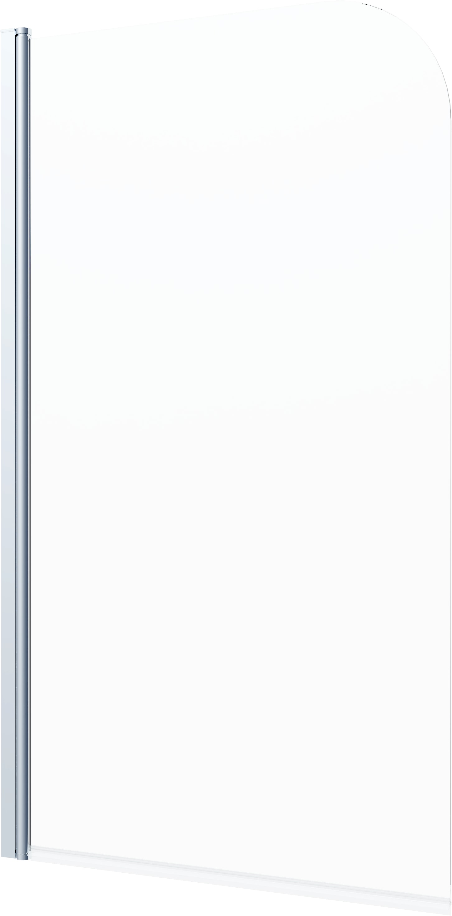 Image of welltime Badewannenaufsatz "Summer Single foggy" Schwenkbarer Badewannenaufsatz mit satiniertem Glas (Milchglas)