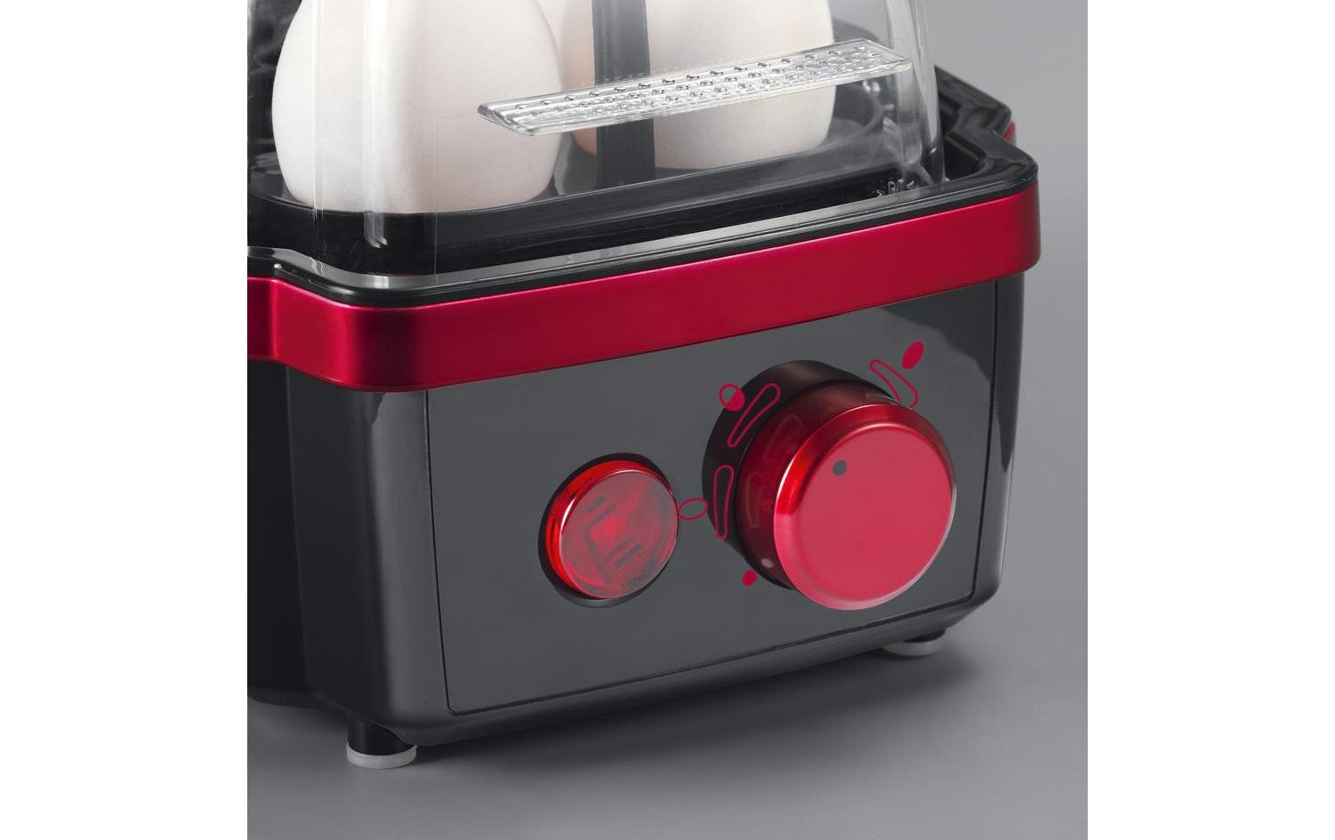 Severin Eierkocher »EK 3156 6 Eier, Rot Schwarz«, für 6 St. Eier, 400 W
