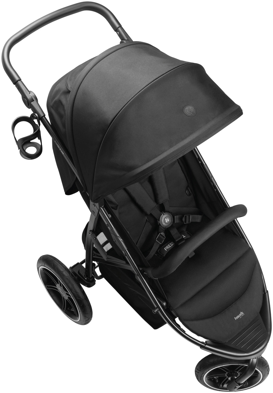 Hauck Poussette pour enfants »Dreiradbuggy, Rapid 3 Air, black« 22 kilos mit schwenk/feststellbarem Vorderrad; Lufträder; bis 22 kg belastbar