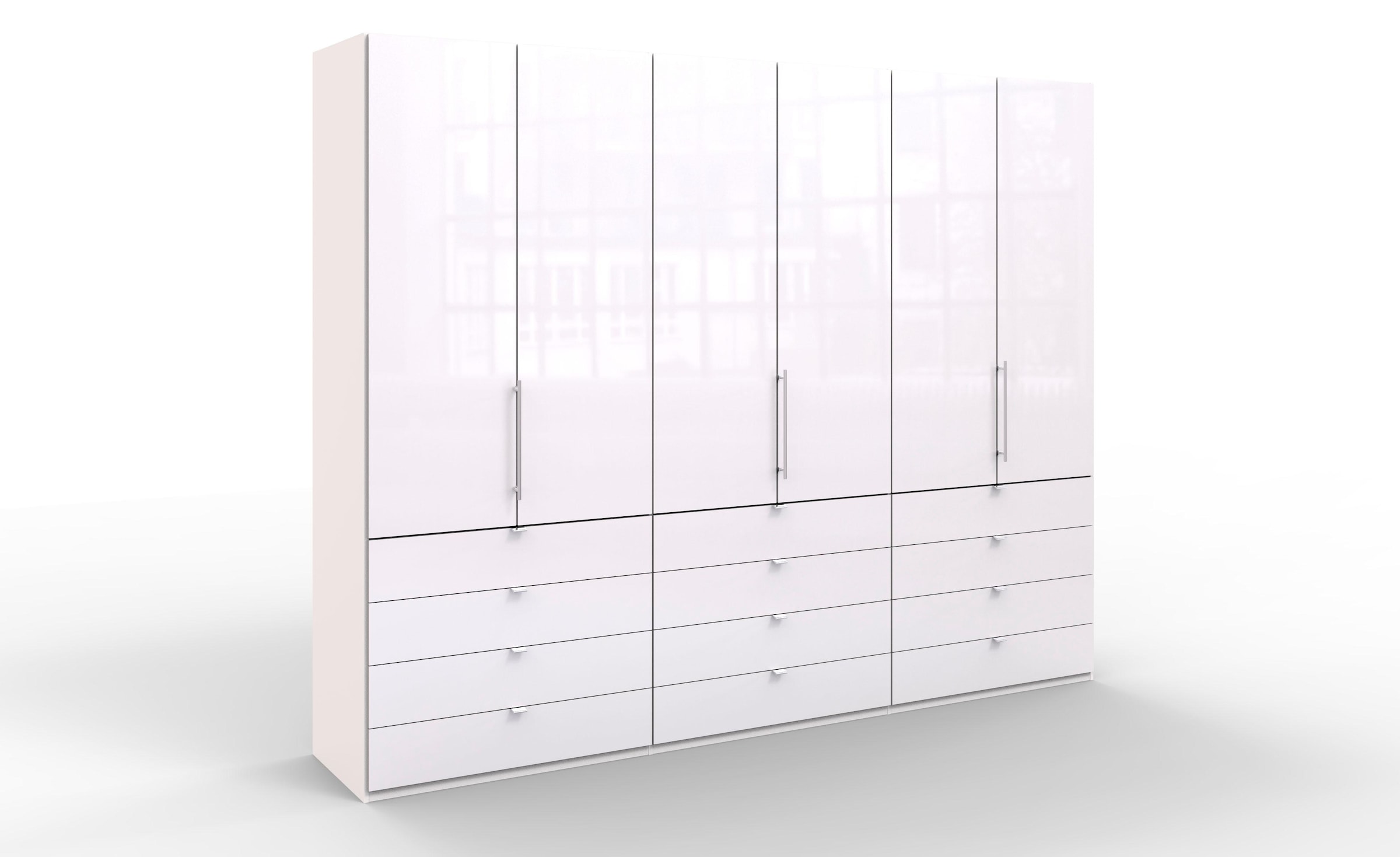 WIEMANN Falttürenschrank »Loft«, Glasfront