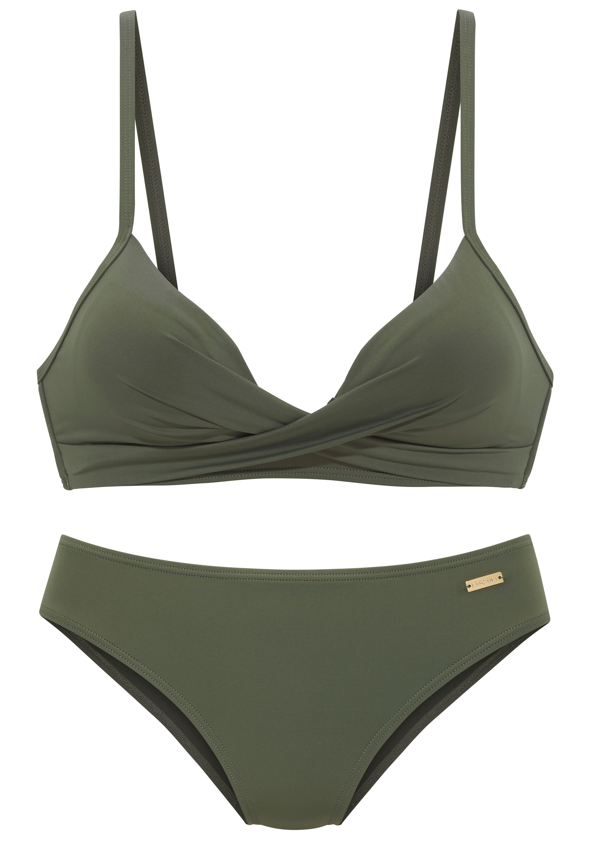 LASCANA Bustier-Bikini »Rya« in trendiger unifarbe
