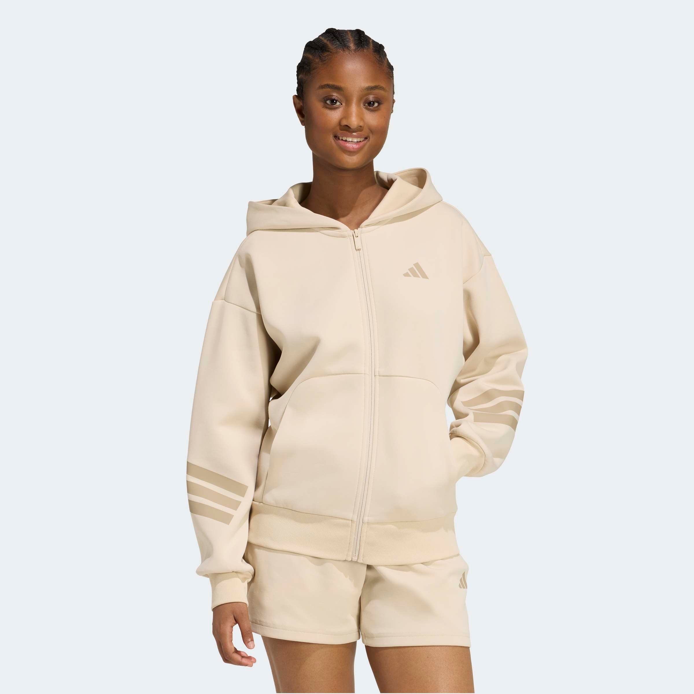 Image of adidas Sportswear Kapuzensweatshirt "W FI 3S FZ HD"