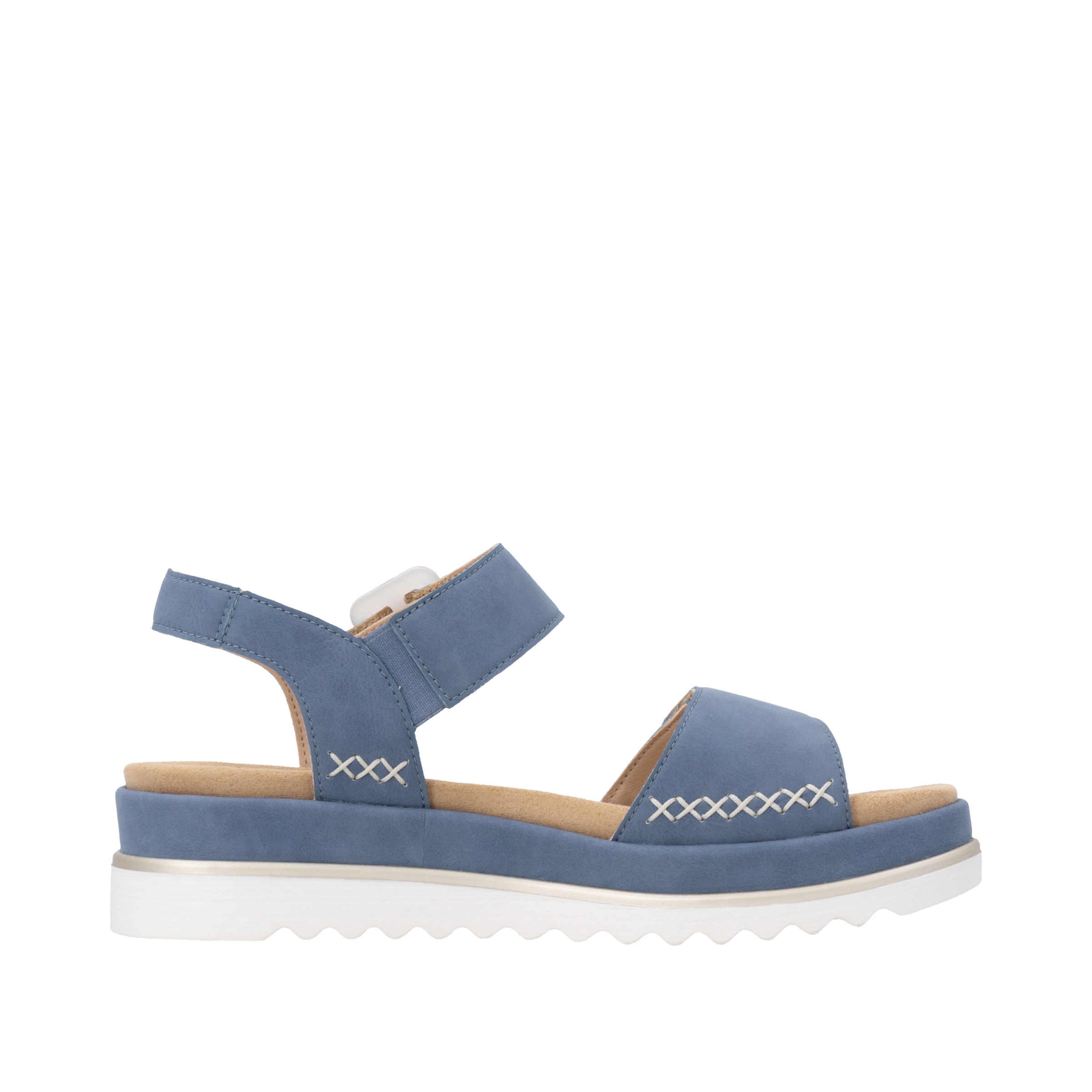 Remonte Sandales à plateforme  Chaussure d'été, sandale compensée avec fermetures velcro pratiques