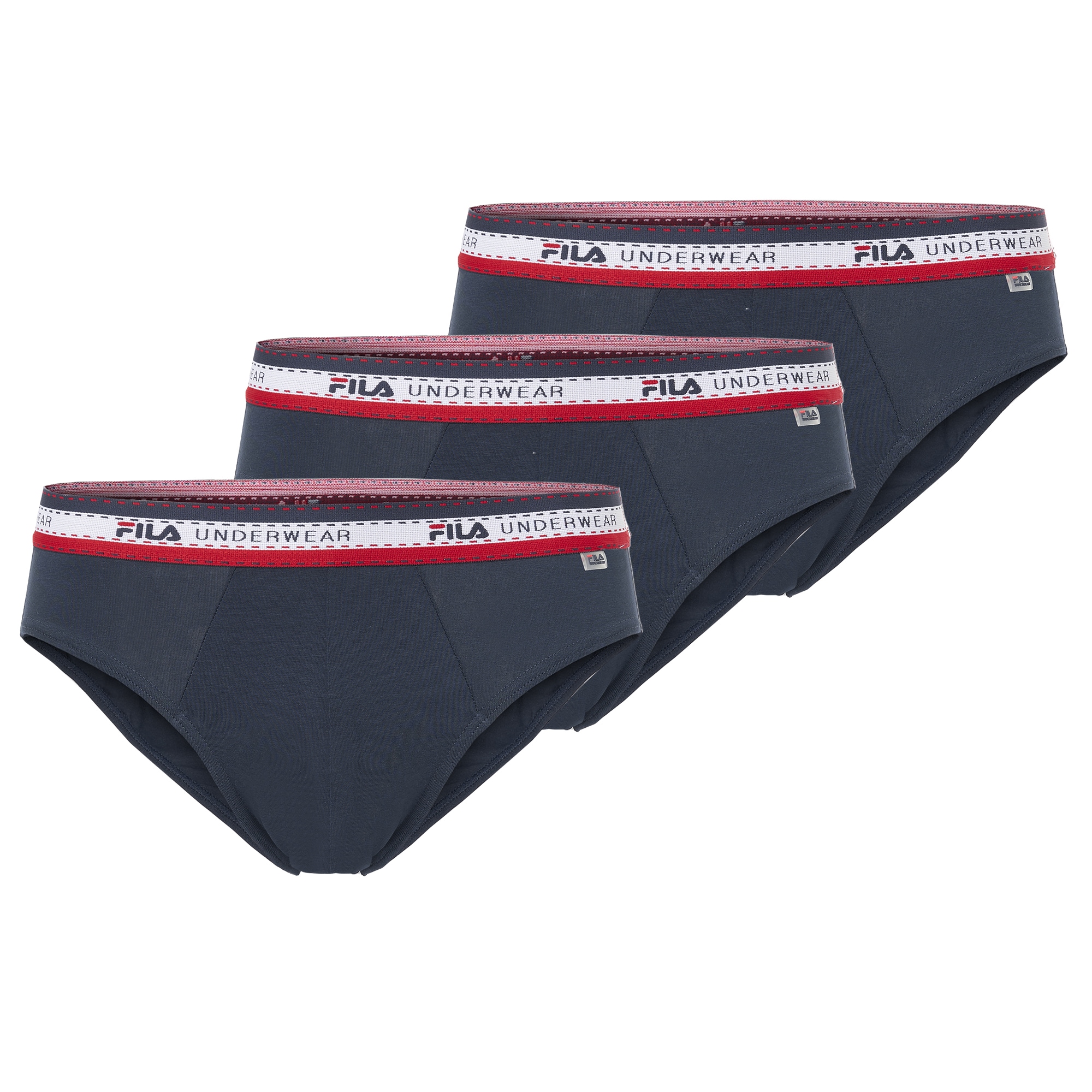Image of Fila Slip "MAN BRIEF" 3er Pack, mit feuchtigkeitsableitenden Eigenschaften