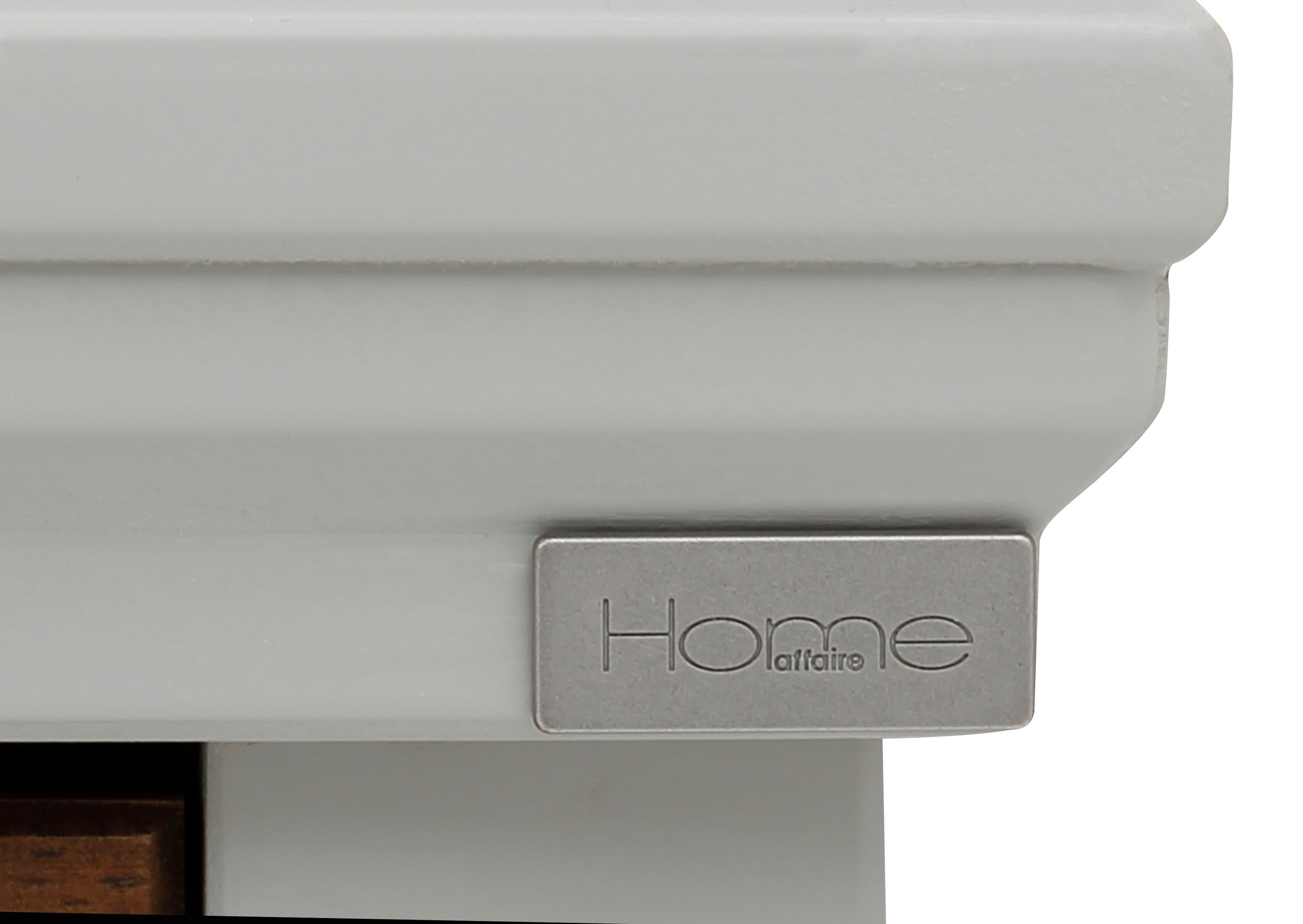 Home affaire Hochschrank »Borey«,  aus Massivholz