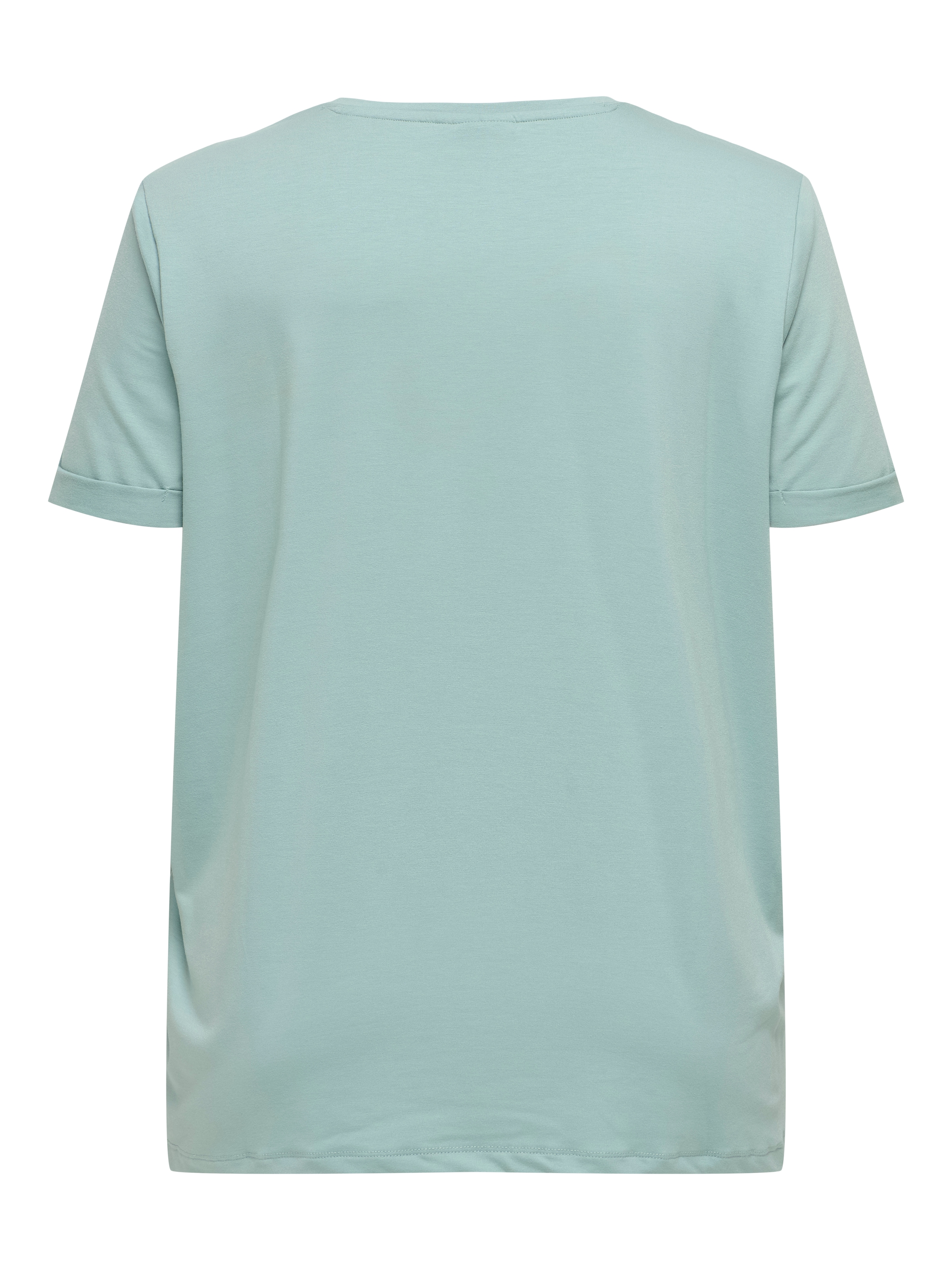 ONLY CARMAKOMA Kurzarmshirt »CARMOSTER S/S FOLD UP TOP JRS NOOS«