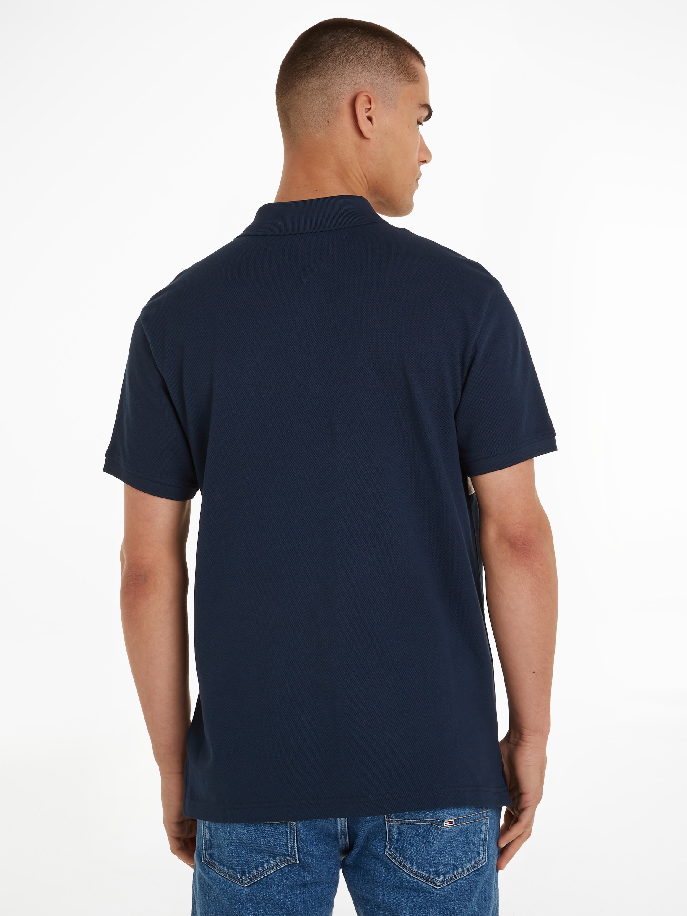 Tommy Jeans Poloshirt »TJM REG LINEAR POLO«, mit grossem Tommy Jeans Schriftzug