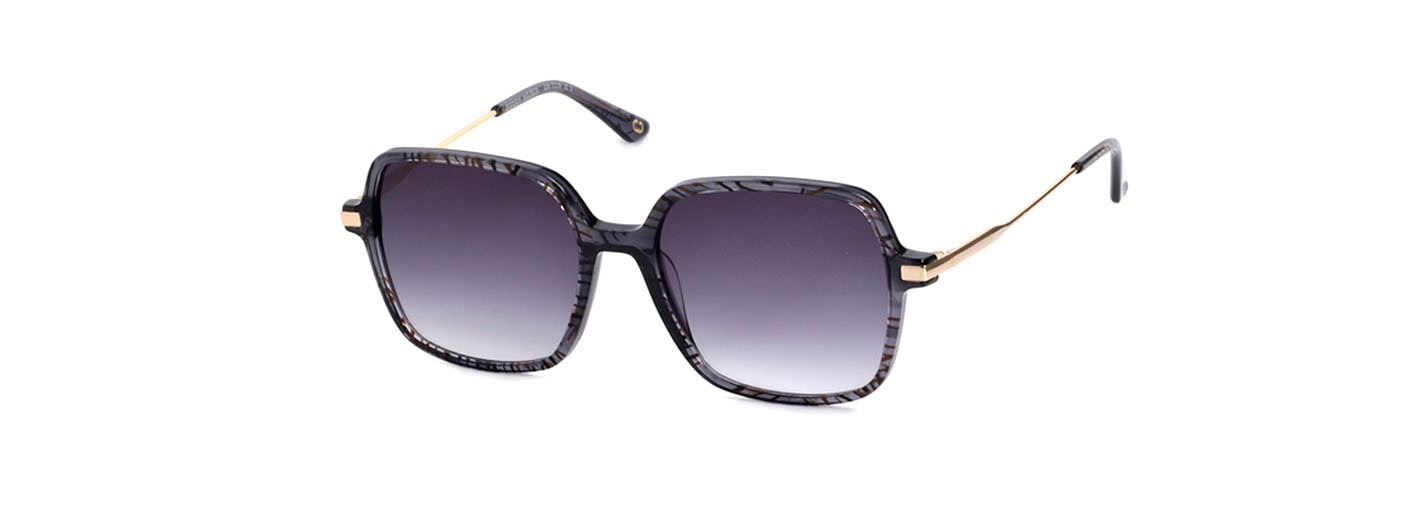 Sonnenbrille, Grosse Damenbrille, quadratische Form, Vollrand