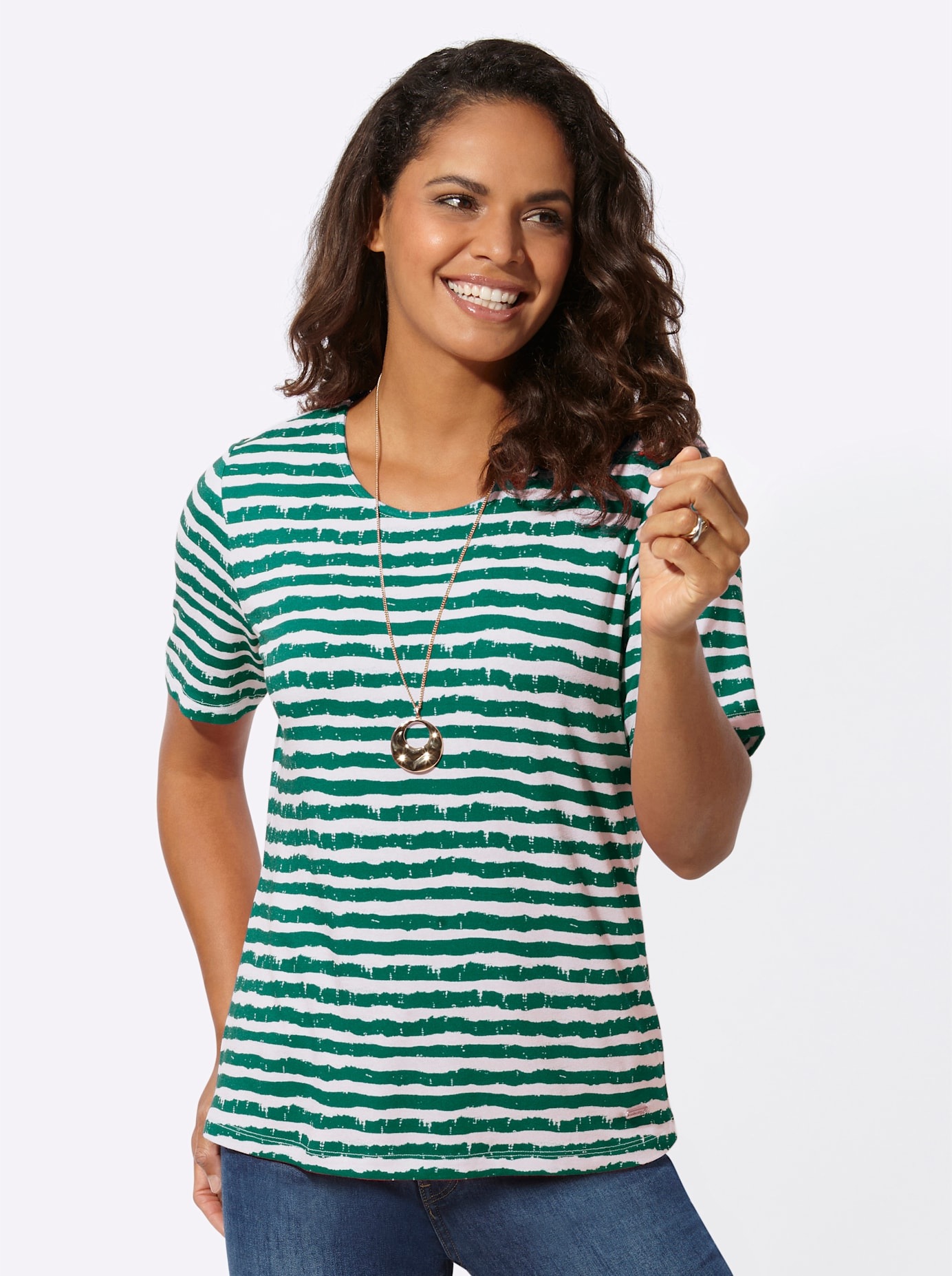 Casual Looks Kurzarmshirt "Ringelshirt" 1 Stk.