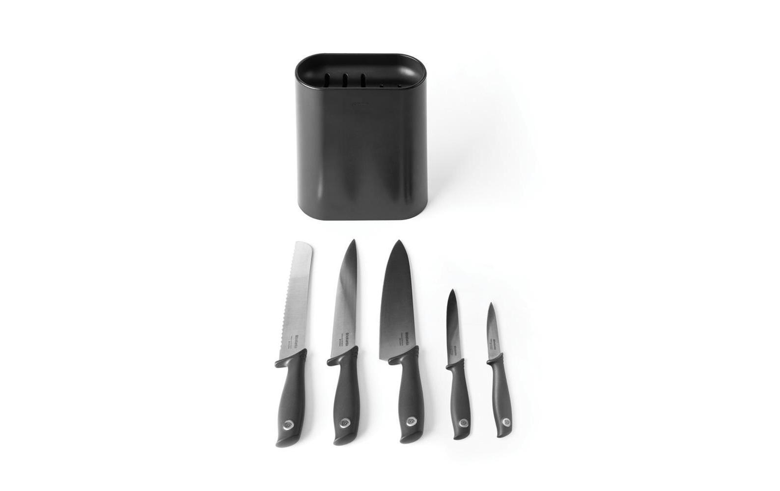 Image of Brabantia Messer-Set »mit Messer TASTY+ Dark Grey«, (6 tlg.) bei Ackermann Versand Schweiz