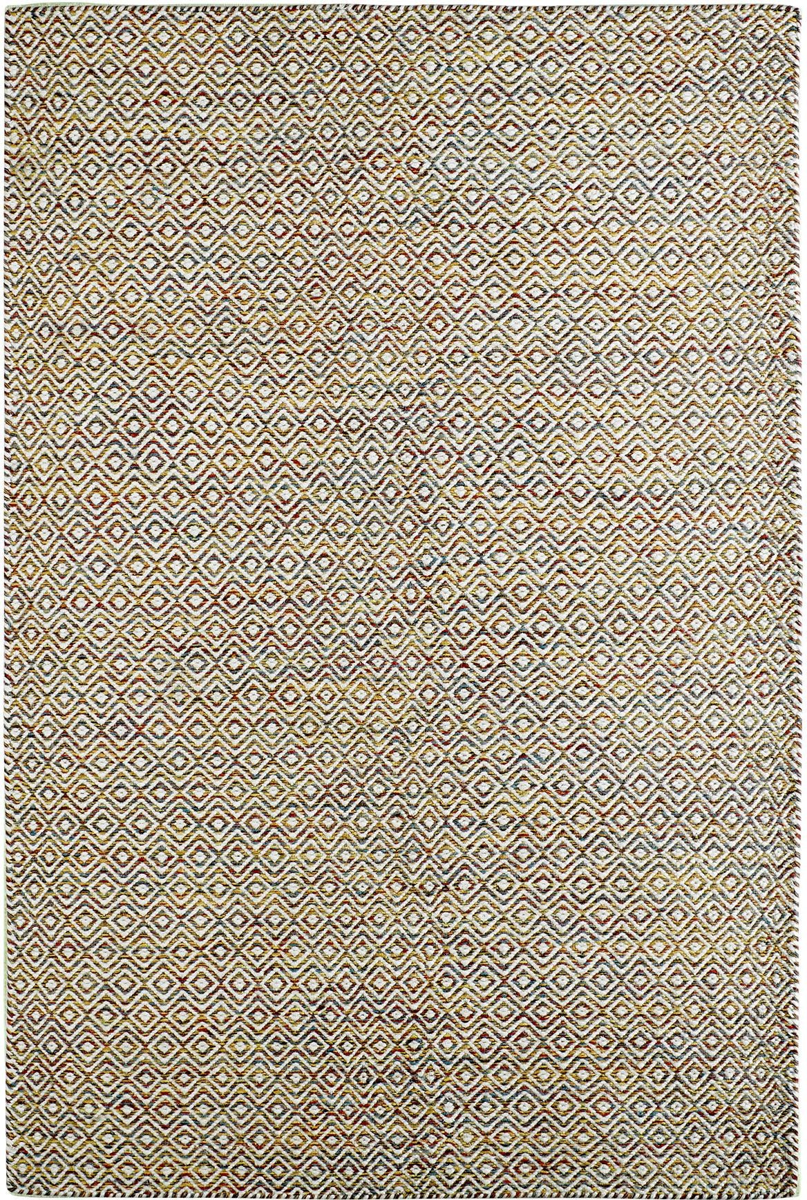 Obsession Wollteppich »My Jaipur 334«, rechteckig, Handweb Teppich, Rauten Muster, reine Wolle, handgewebt