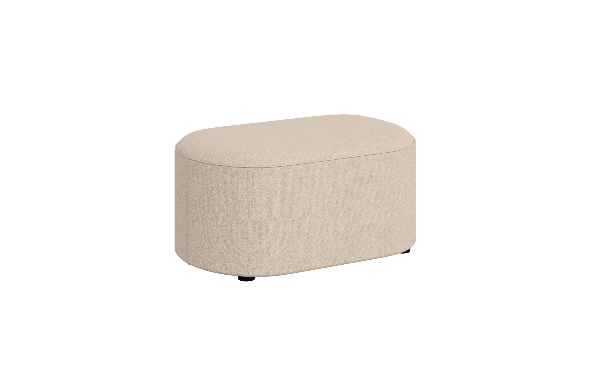 GOODproduct Polsterhocker »Polsterhocker Tvinne, mit Wellenunterfederung« passend zum Ecksofa, auch in Bouclé, B/T/H: 90/50/44 cm