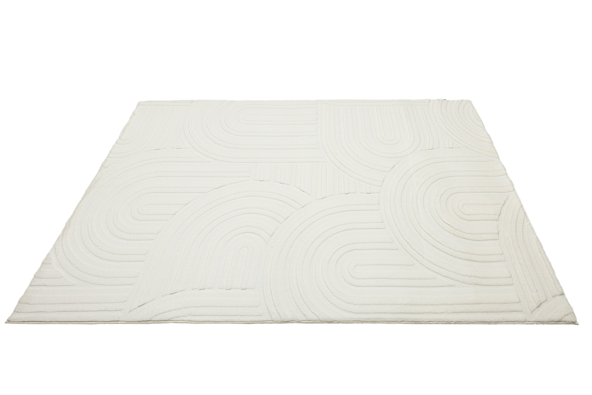 Obsession Tapis »Interstellar 501« Rectangulaire 25 mm Höhe couleurs unies, design moderne, effet haut-bas, salon
