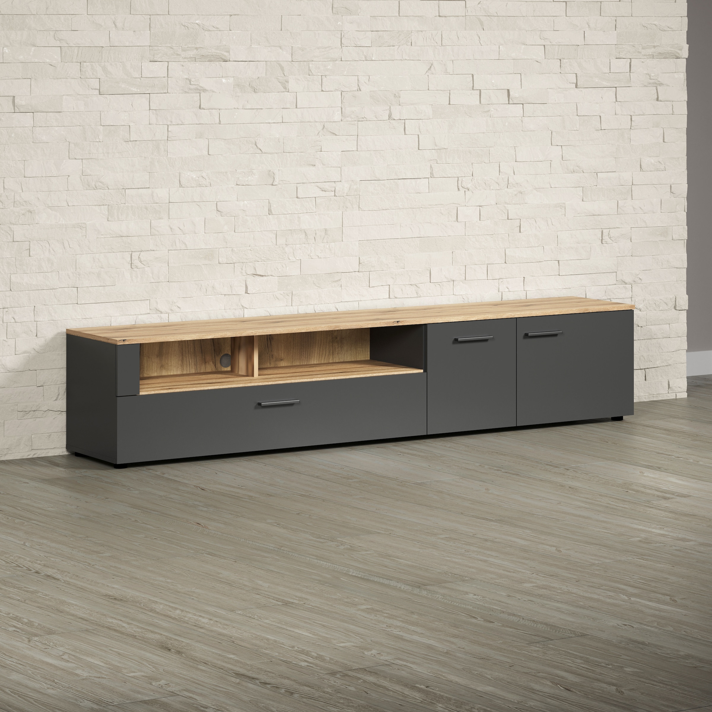 Image of Home affaire Lowboard "Estepona TV-Kommode" 1 Stk. tlg. TV-Board, Breite 210 cm, Elegant und modern