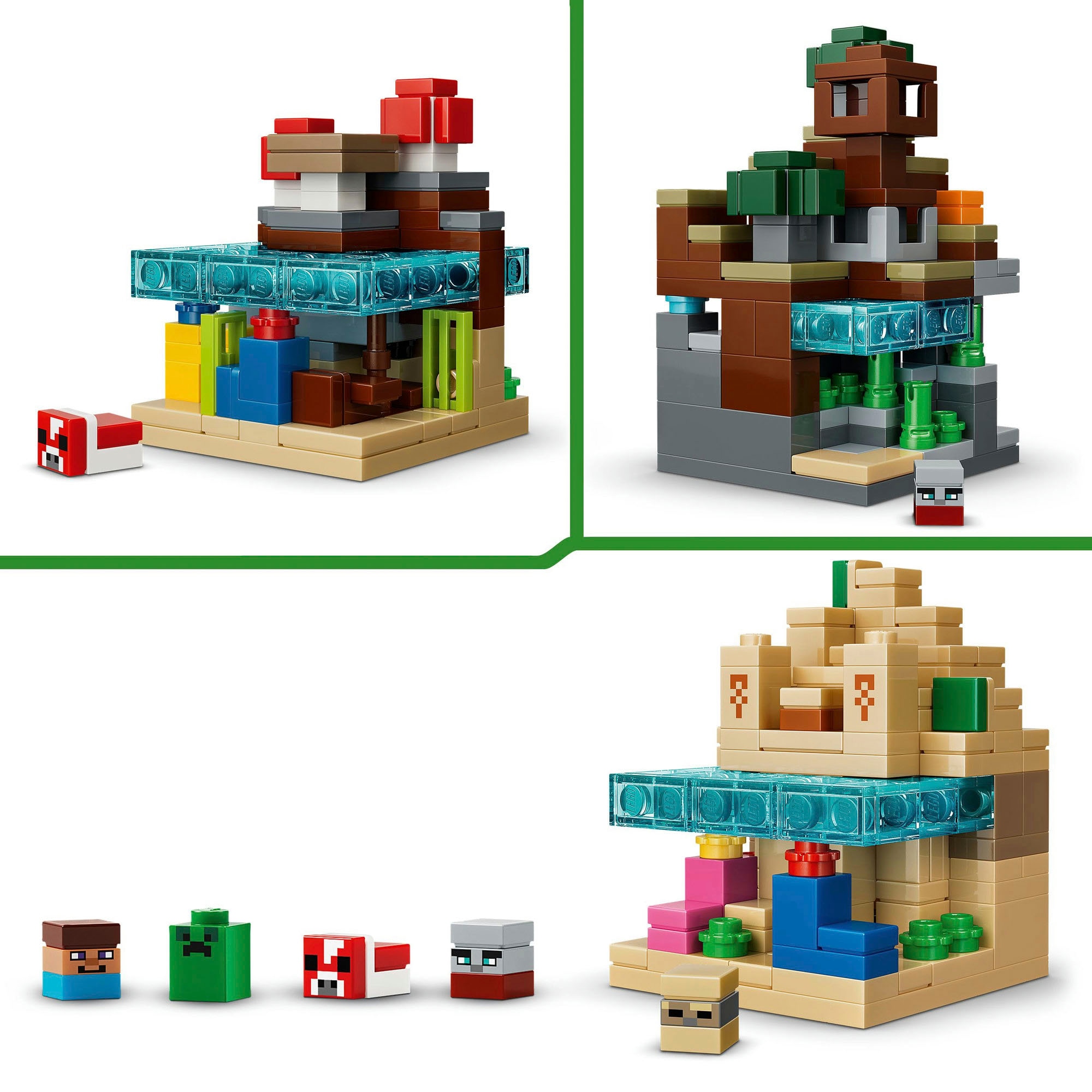 LEGO® Pions de construction »Mini-Biome (21589), LEGO Minecraft« Made in Europe