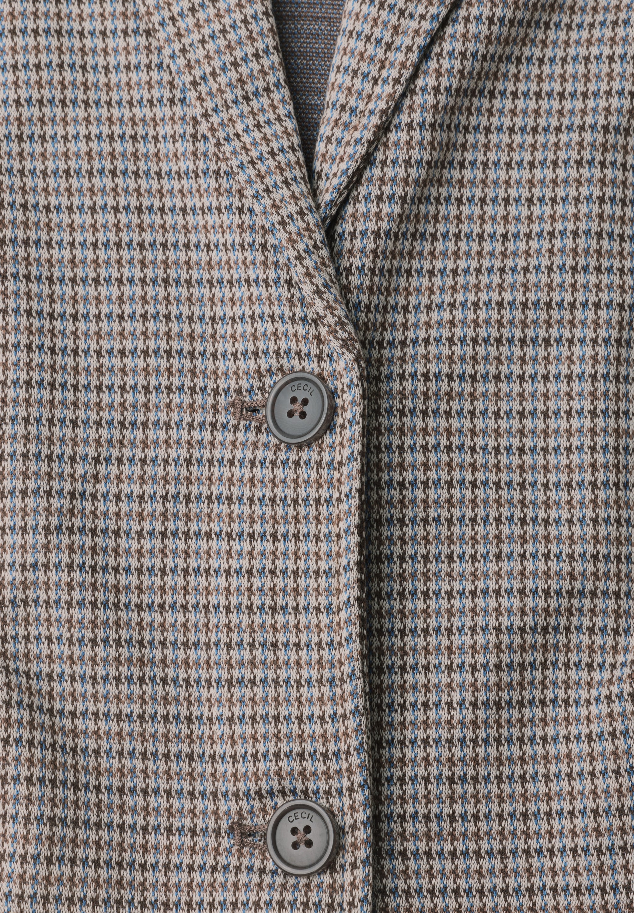 Cecil Blazer court Blazer mit Houndstooth-Muster