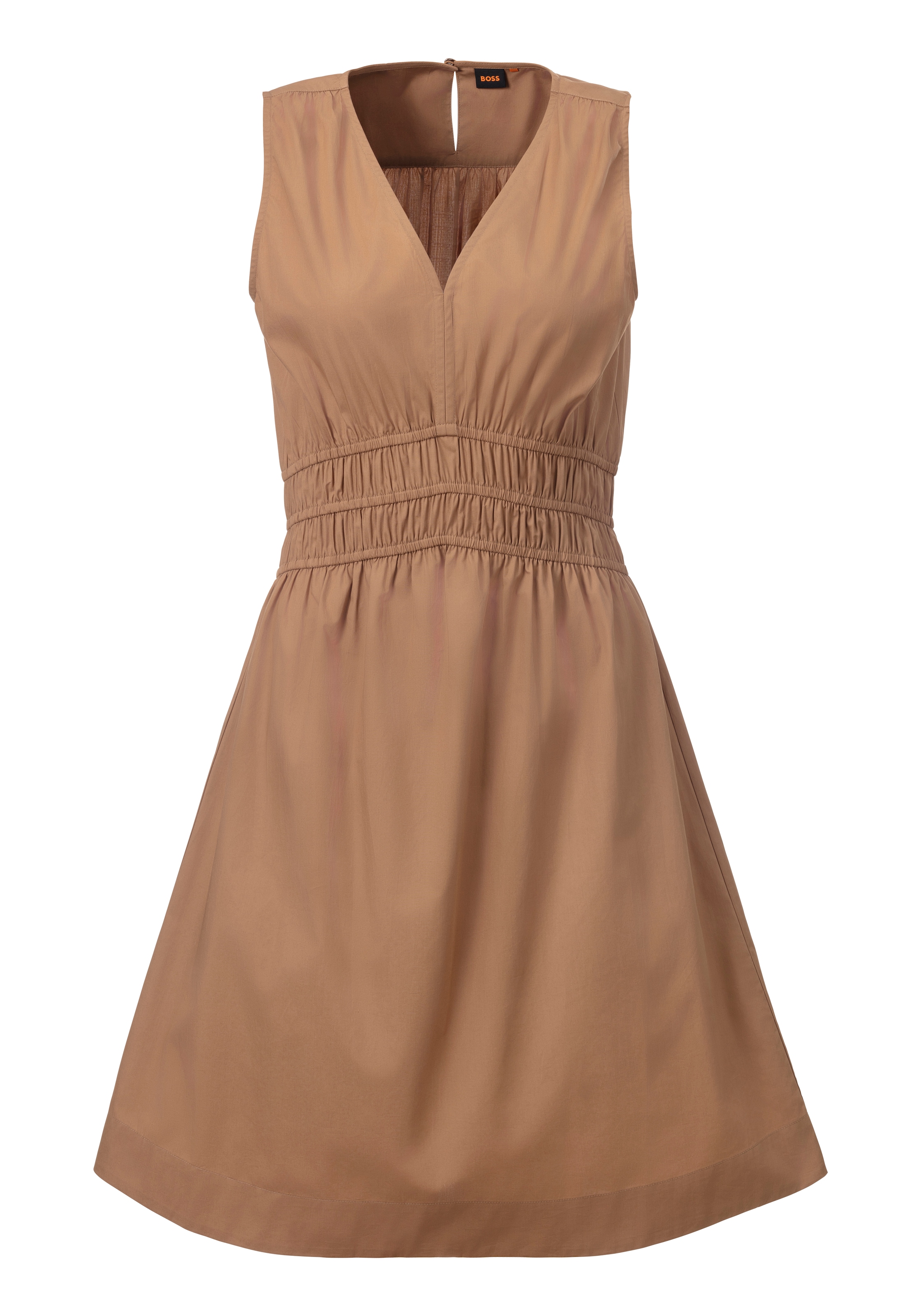 BOSS ORANGE A-Linien-Kleid »Dizzi Premium Damenmode«, mit Raffungen