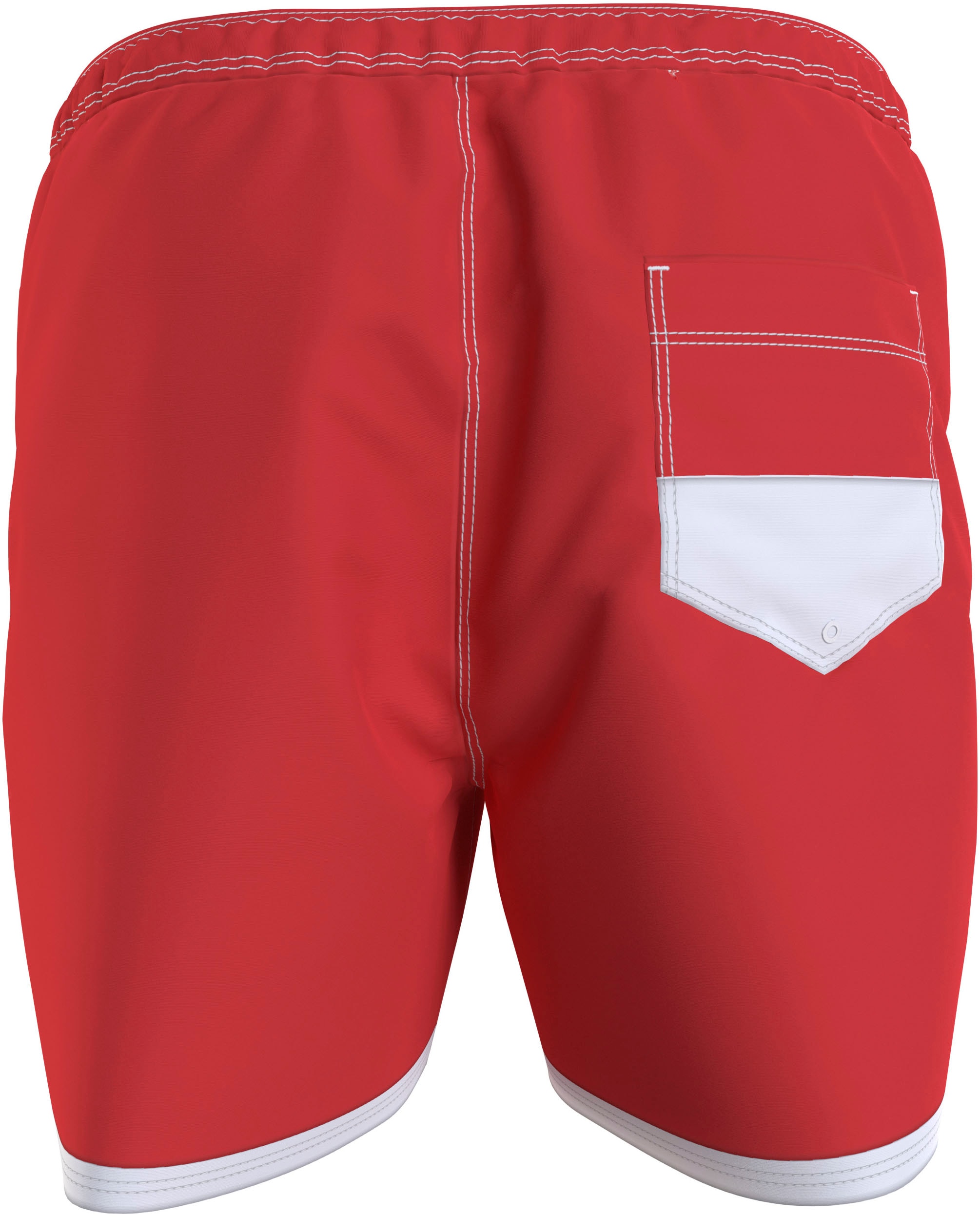 Tommy Hilfiger Swimwear Badeshorts »SF MEDIUM DRAWSTRING«, mit kontrastfarbenen Details
