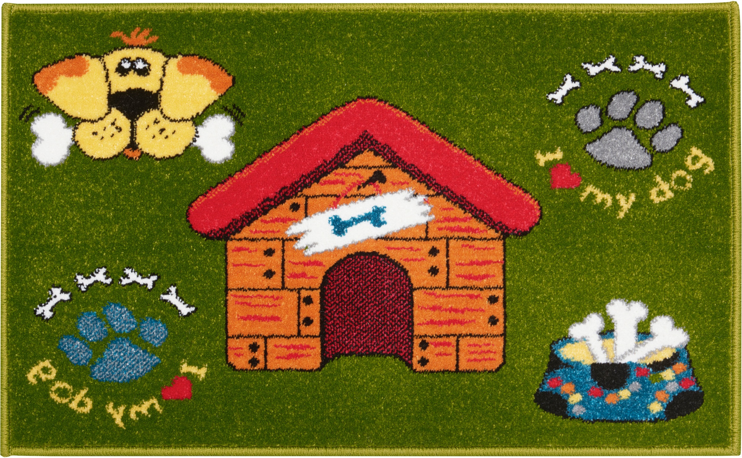 Image of HANSE Home Fussmatte »I love my dog«, rechteckig, 9 mm Höhe, Weicher Flor, Farbenfrohes Design, Türvorleger, strapazierfähig, pflegeleicht, eingangsbereich bei Ackermann Versand Schweiz