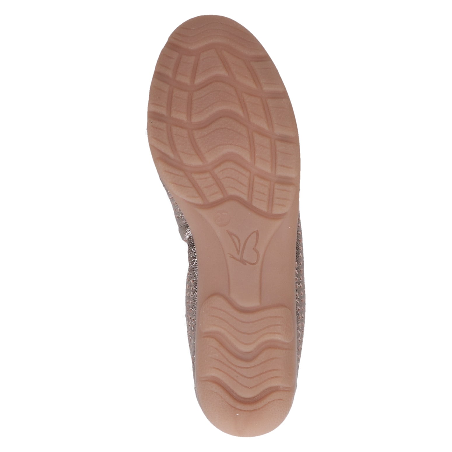 Caprice Ballerine  mocassin, chaussure confortable, chaussure à enfiler avec perforations
