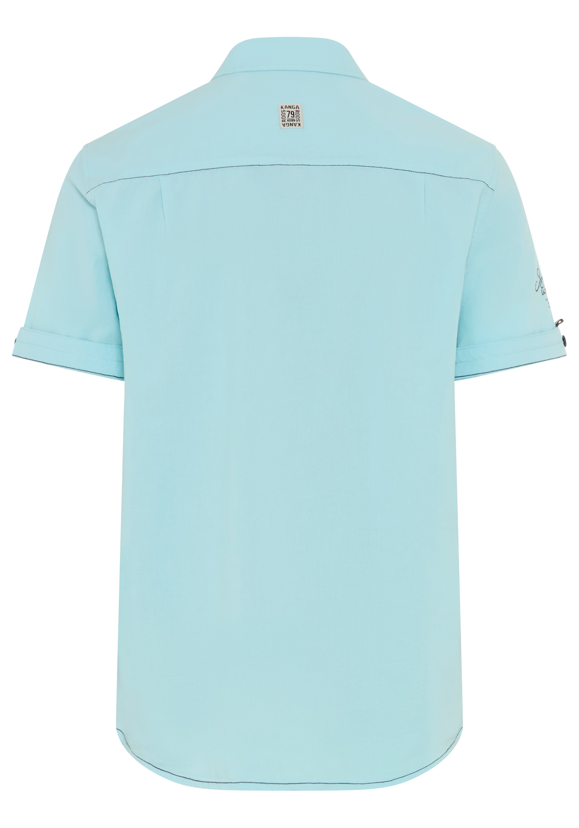 KangaROOS Kurzarmhemd Kurzarm, für Casualmode und Streetwear, aus Baumwolle