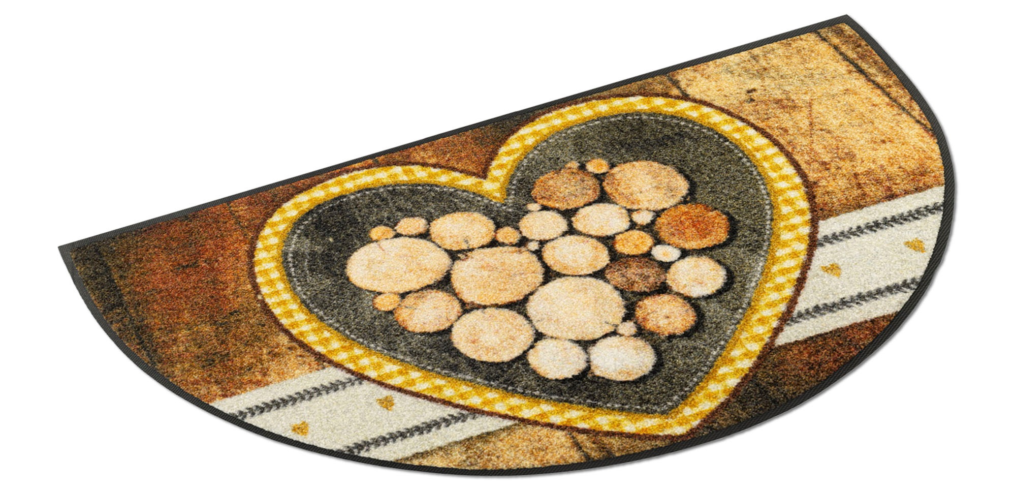 Image of wash+dry by Kleen-Tex Fussmatte »Round Cortina«, rechteckig, 7 mm Höhe bei Ackermann Versand Schweiz