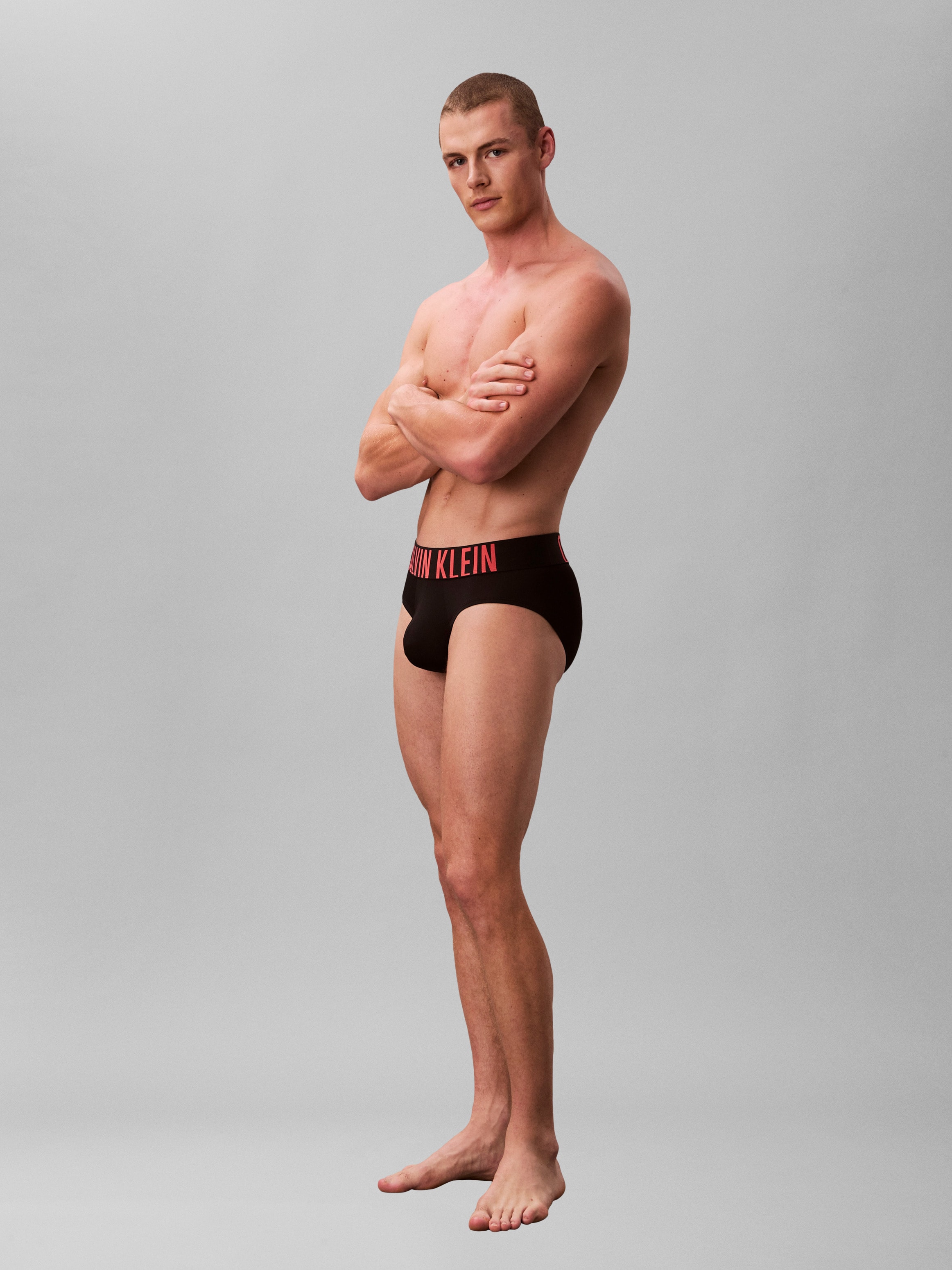 Calvin Klein Underwear Hipster »HIP BRIEF 3PK« Packung, 3er, 3 cuis mit Logo-Stretchbund