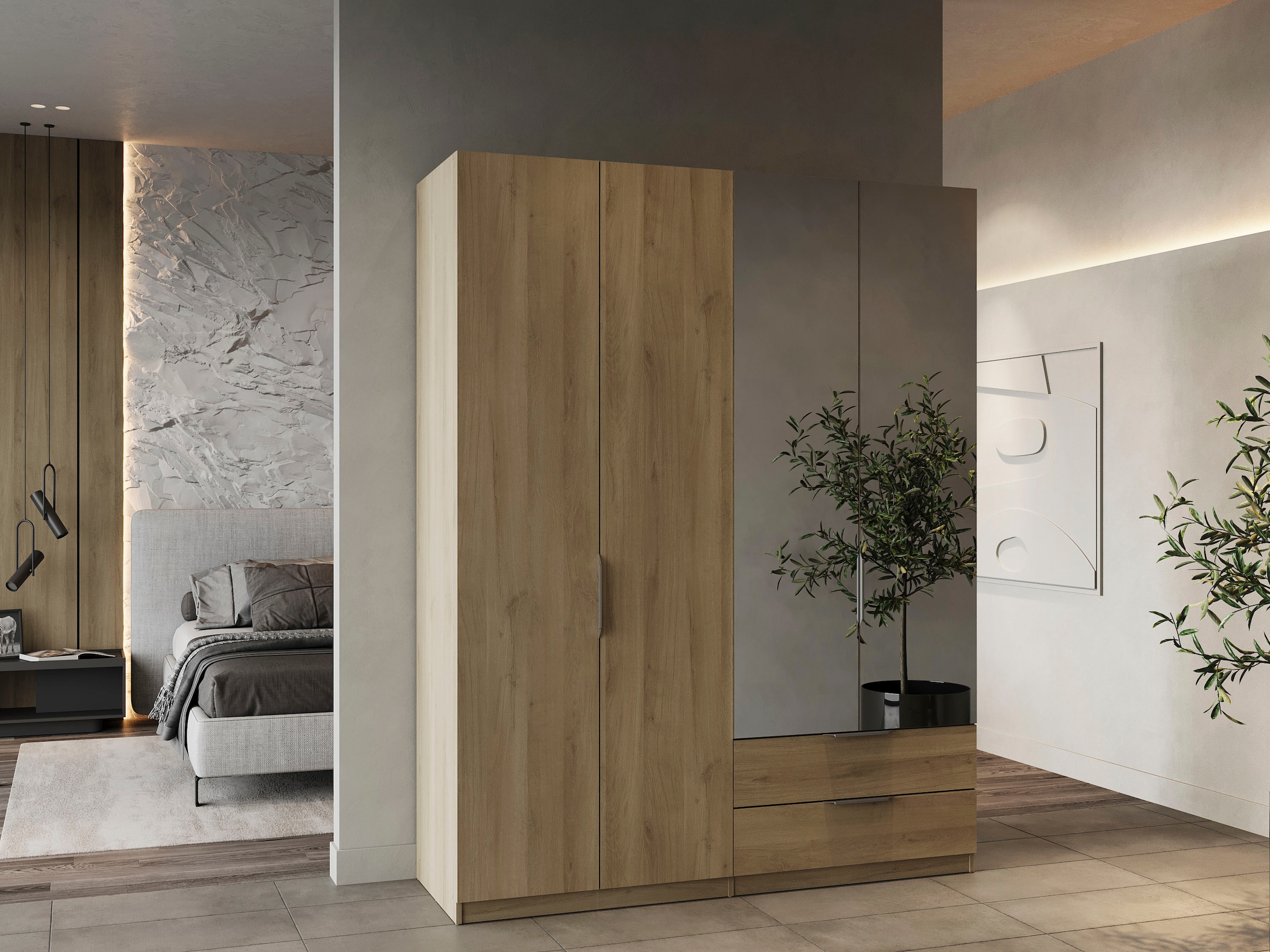 Demeyere GROUP Armoires à vêtements »Ghost« Breite ca. 120cm, Höhe ca. 200cm