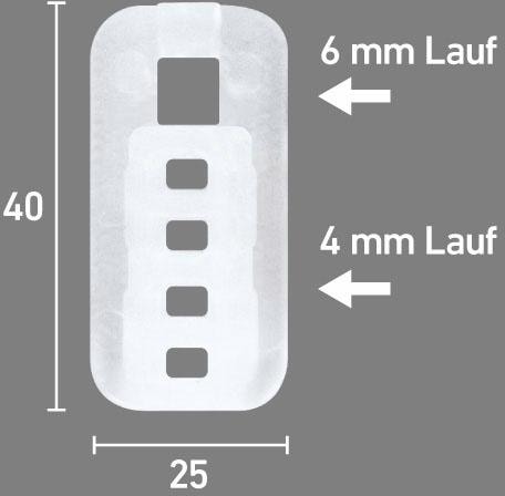 (Packung, St.), Vorhangschienen Feststeller Good -stangen 4/6 4 »Tim«, und Life kaufen mm für