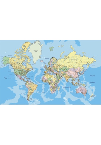 Papermoon Fototapete »World Map« kaufen