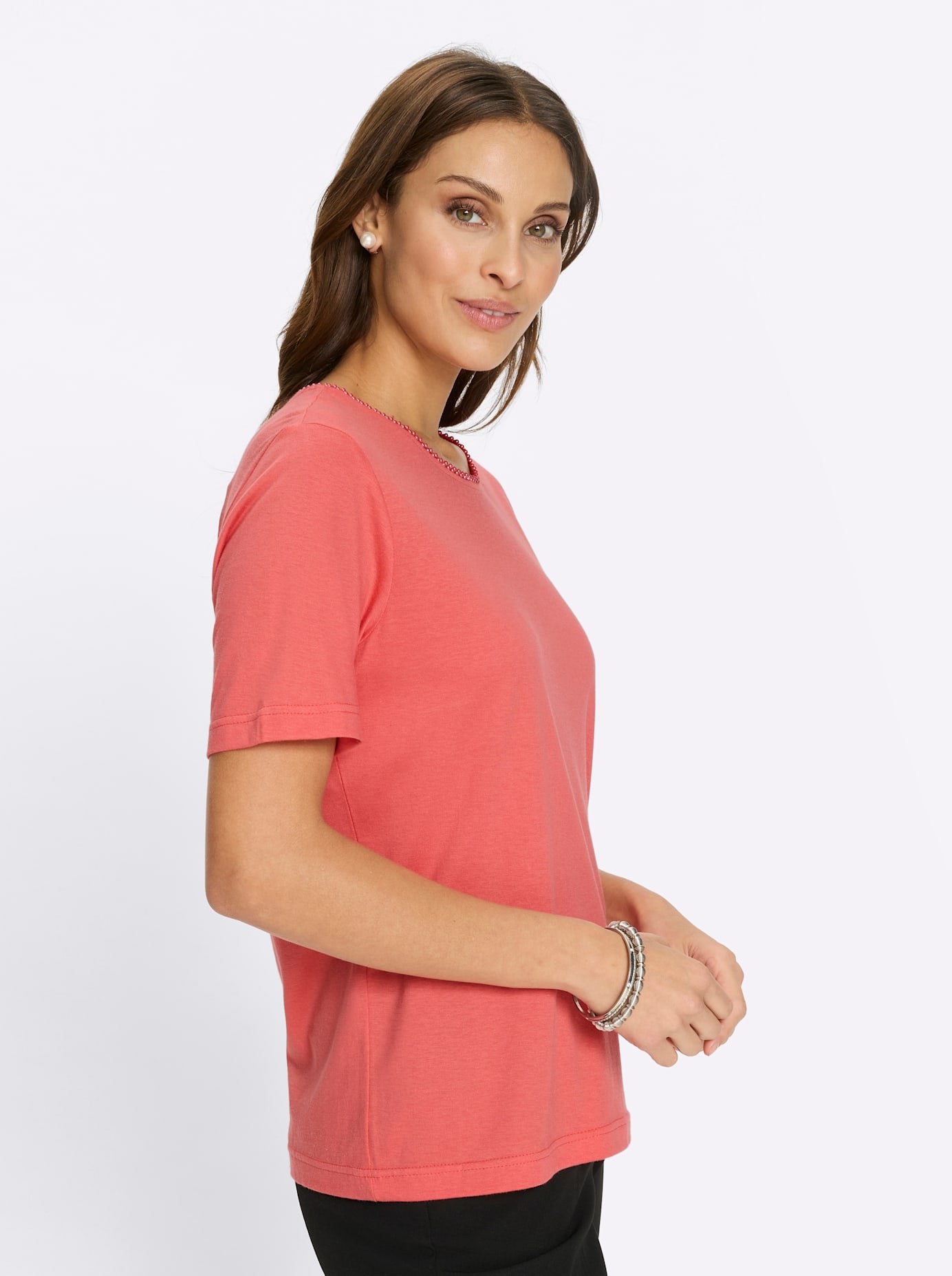 Lady Rundhalsshirt »Rundhals-Shirt« 1 tlg.