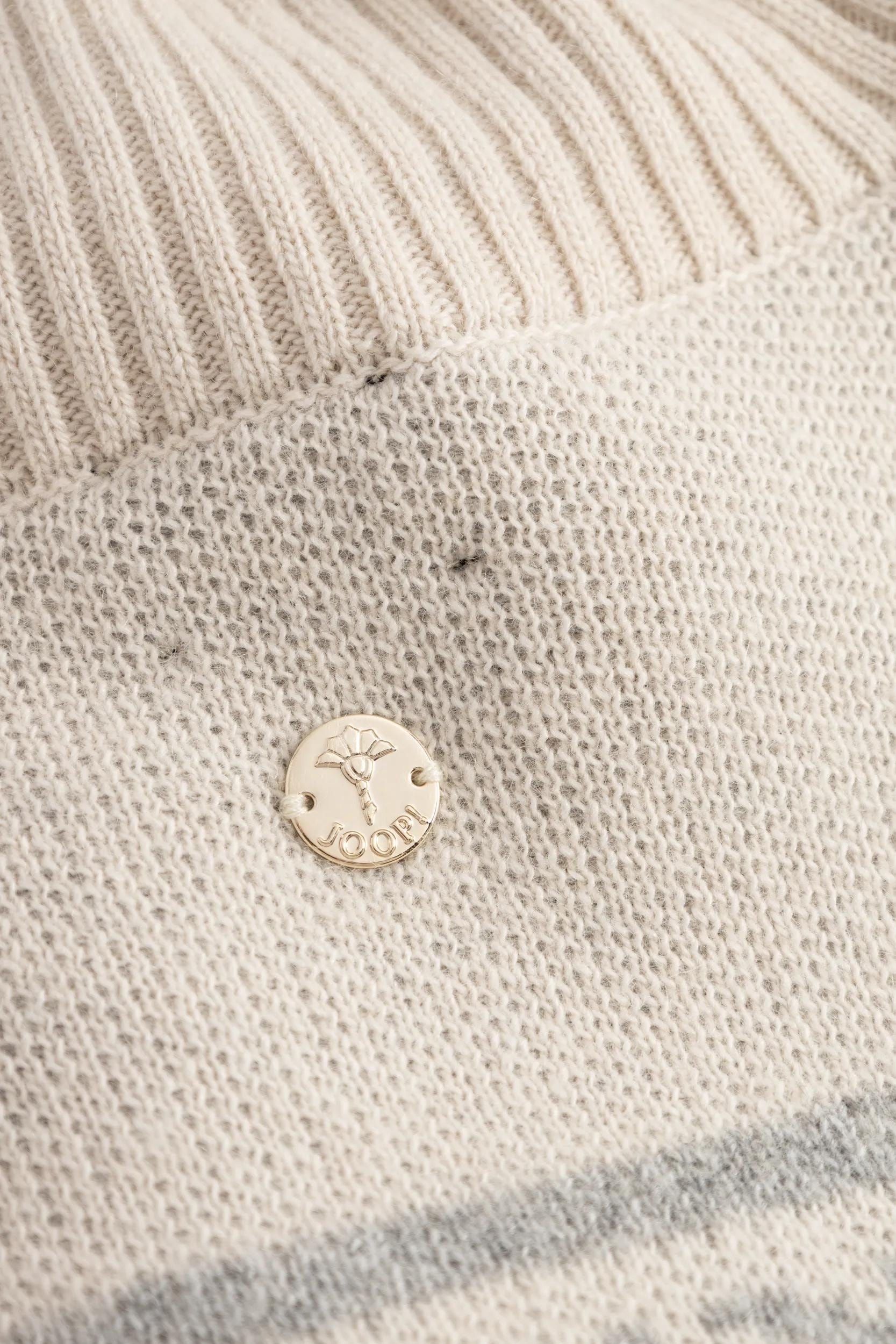 JOOP! Pull à col roulé »Korol« motif jacquard de qualité, avec part de cachemire
