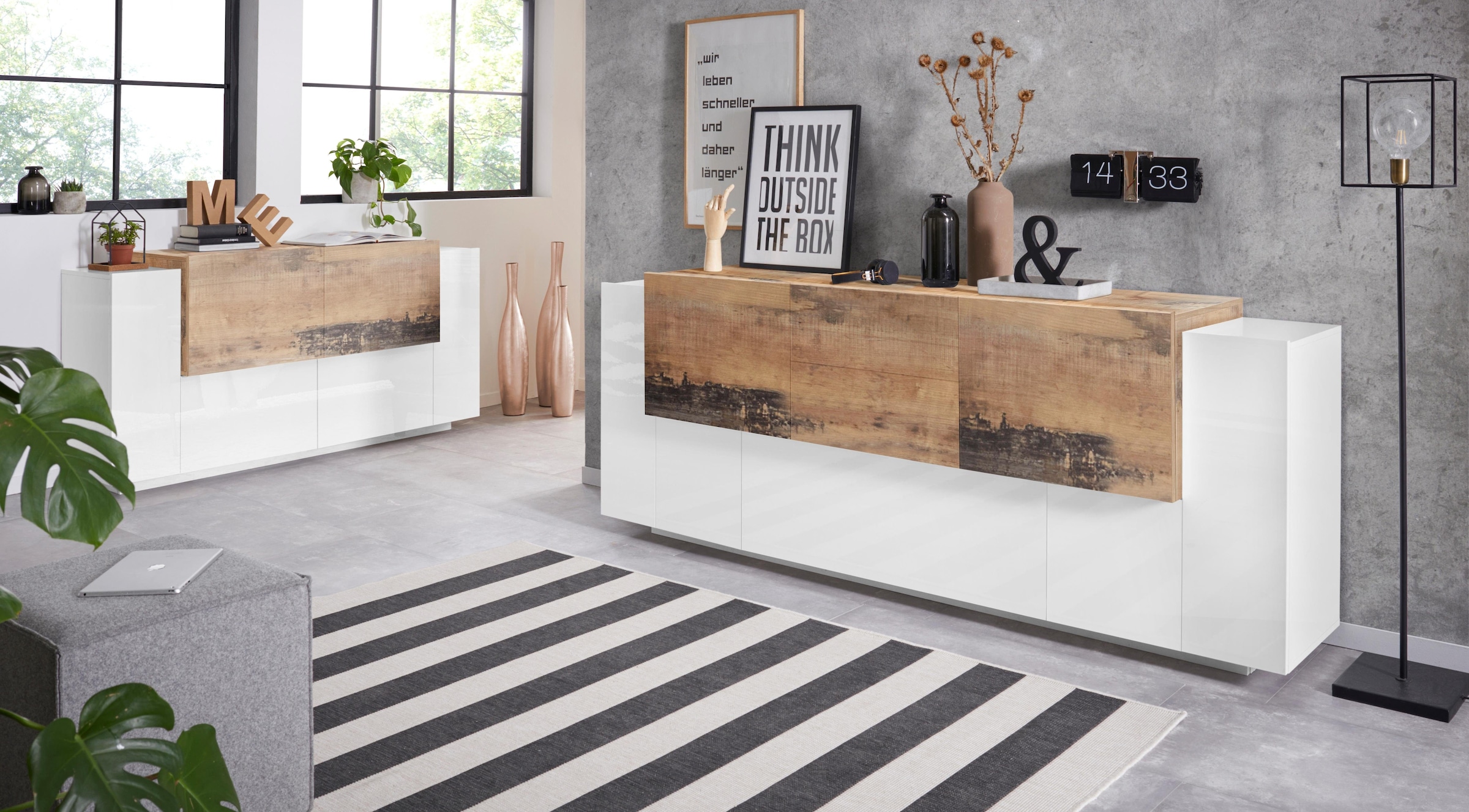 Tecnos Sideboard »Coro«, Breite ca. 220 cm