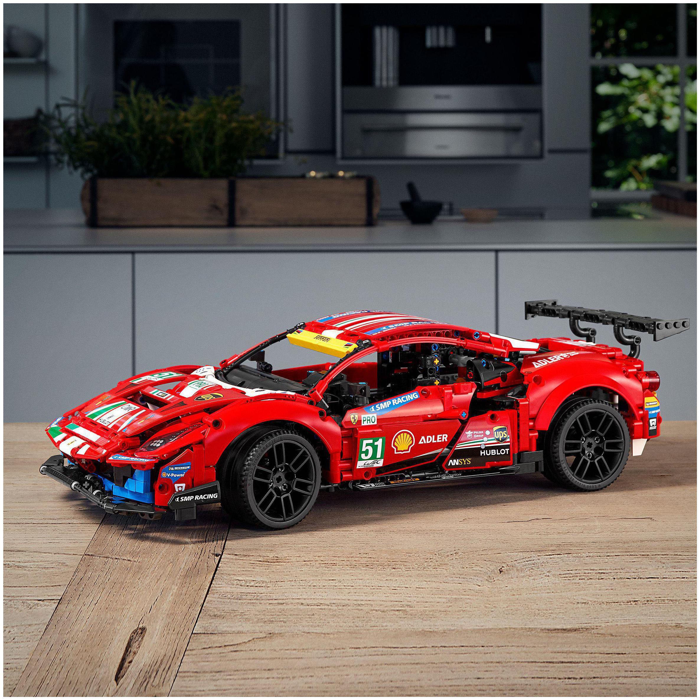 LEGO® Konstruktionsspielsteine »Ferrari 488 GTE “AF Corse #51” (42125), LEGO® Technic«, (1682 St.), Made in Europe