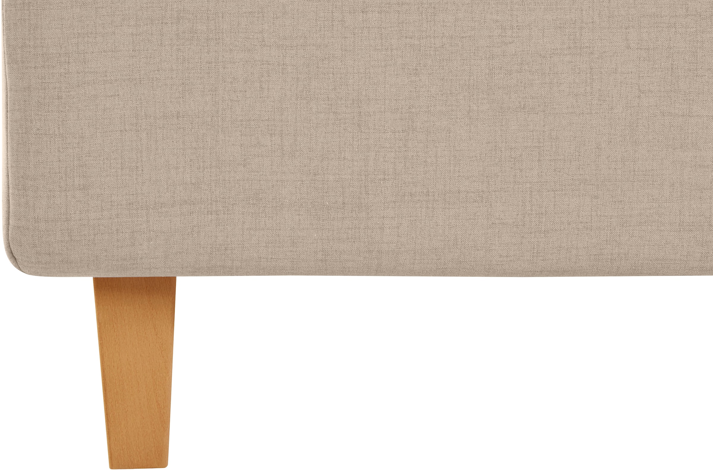 Home affaire Polsterbett »Sunley 140« Kreuzsteppung, Kopfteilhöhe 142 cm, ohne oder mit Matratze/Lattenrost