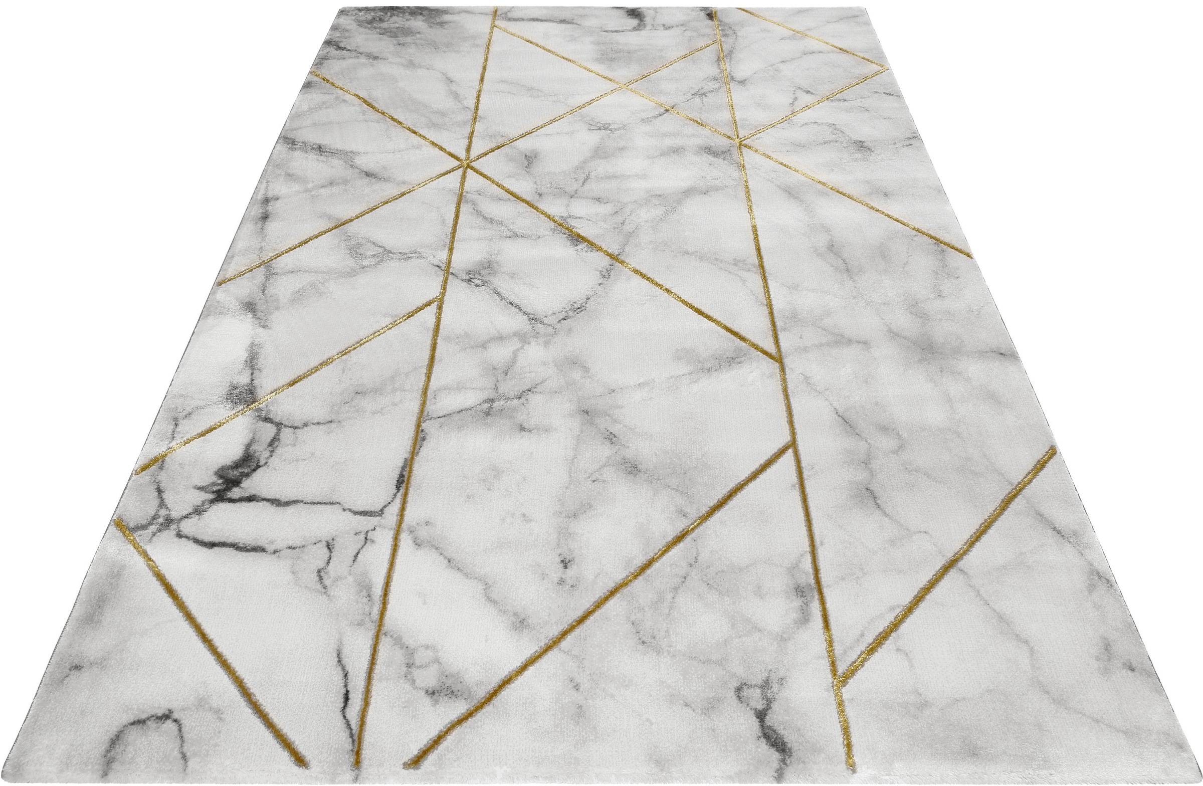 Image of Wecon home Teppich »#M.A.R.B.L.E & G«, rechteckig, 12 mm Höhe, Marmor Struktur, Kurzflor, Wohnzimmer bei Ackermann Versand Schweiz