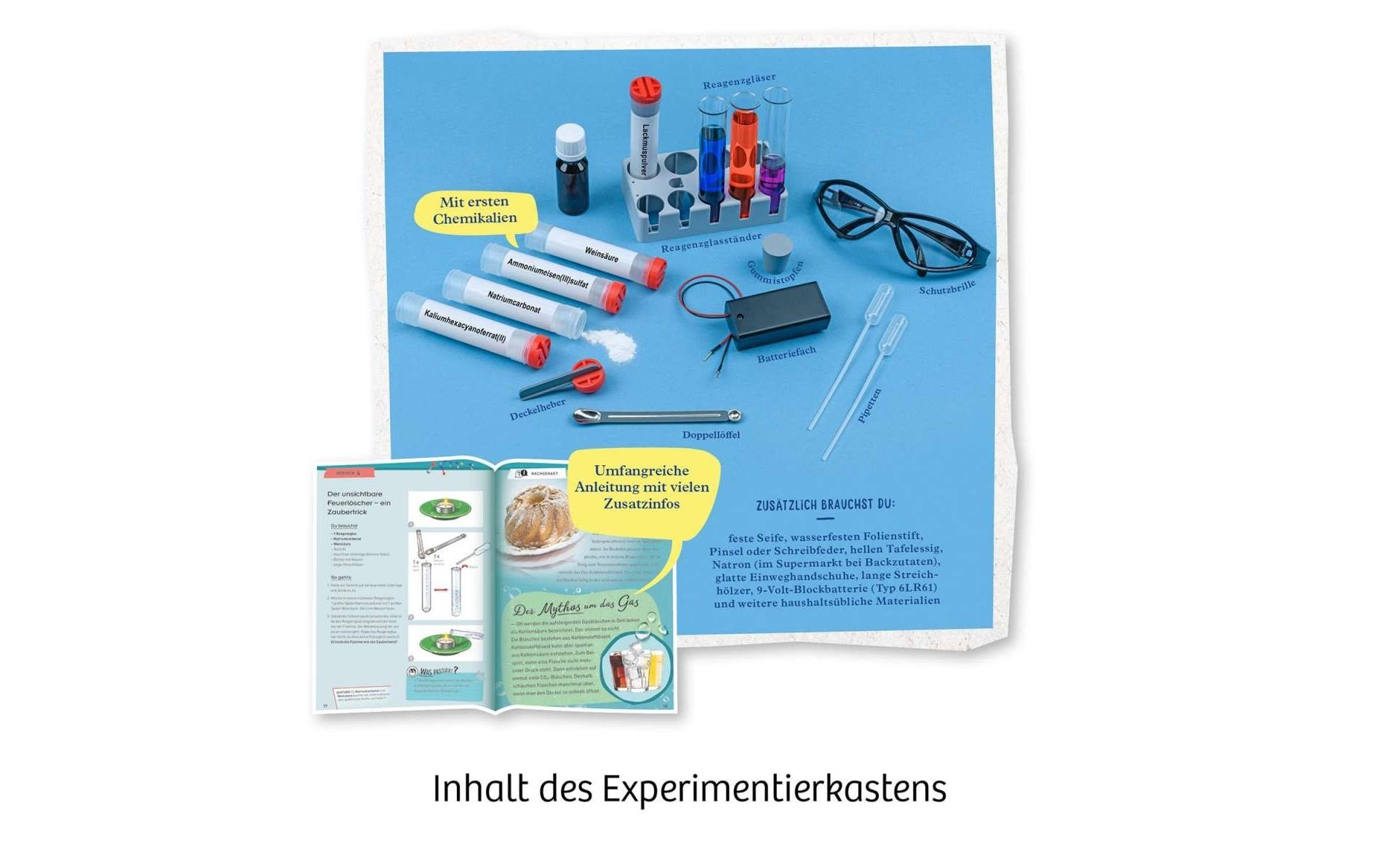 Kosmos Experimentierkasten »Experimentierkasten Chemielabor C 500«