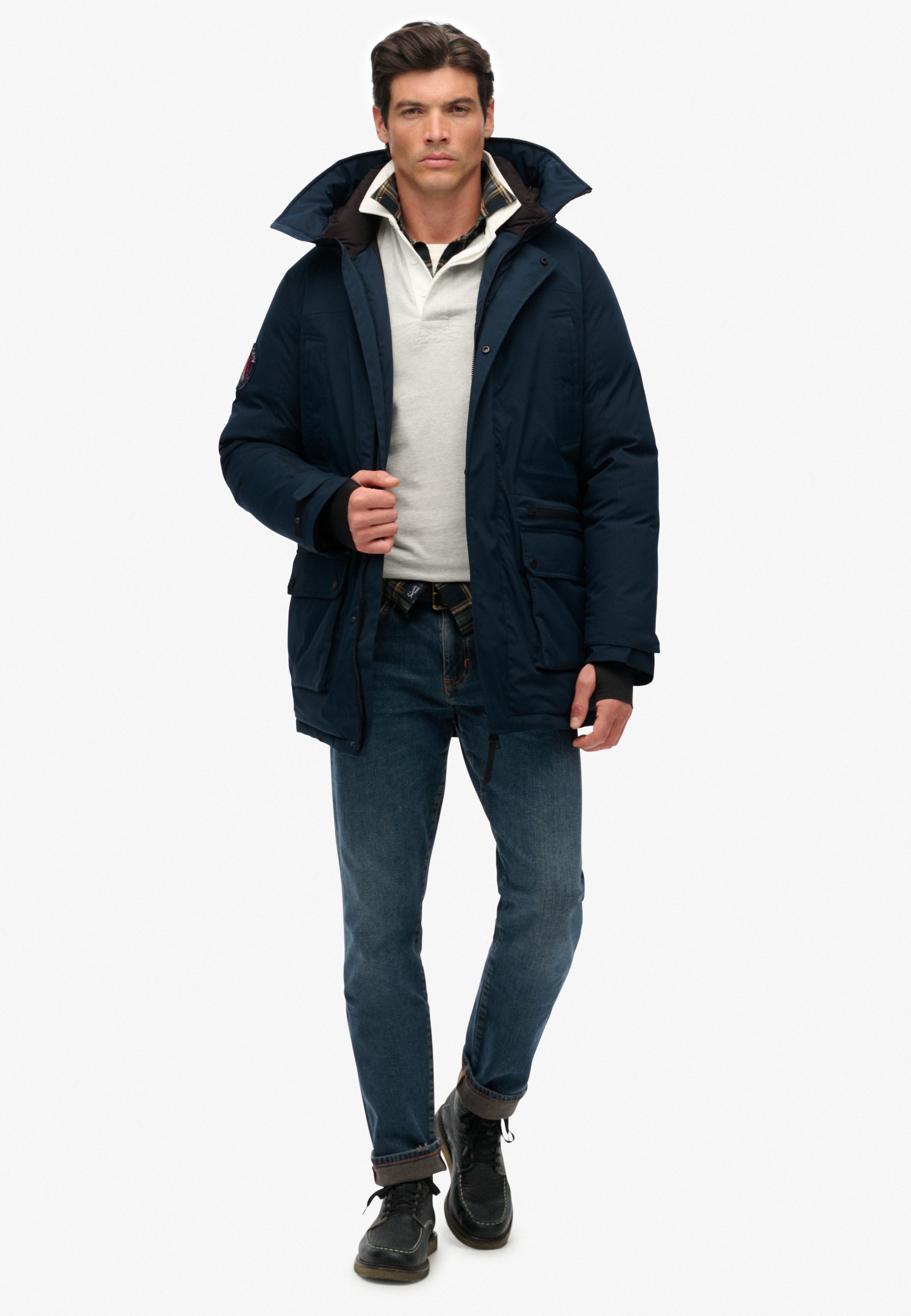 Superdry Veste matelassée »City Padded Parka Jacket« mit Kapuze