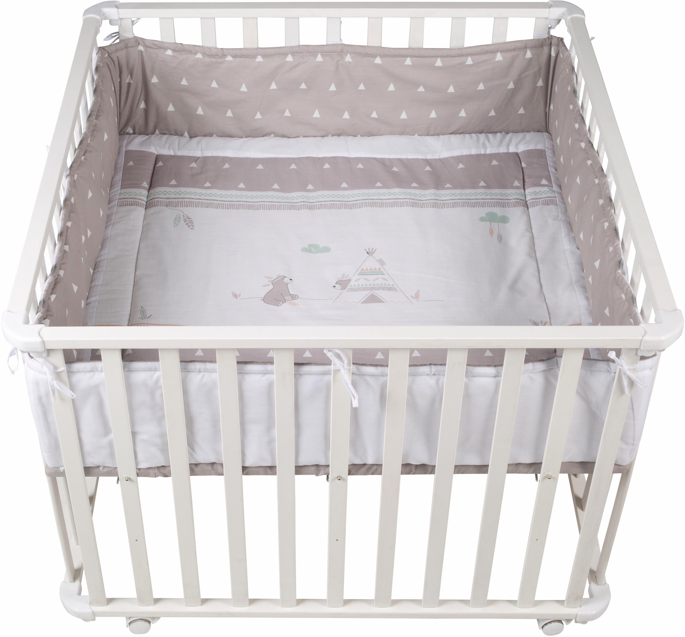 Image of roba® Laufgitter »Indibär, 100x100 cm«, bis 15 kg, mit Laufgittereinlage bei Ackermann Versand Schweiz