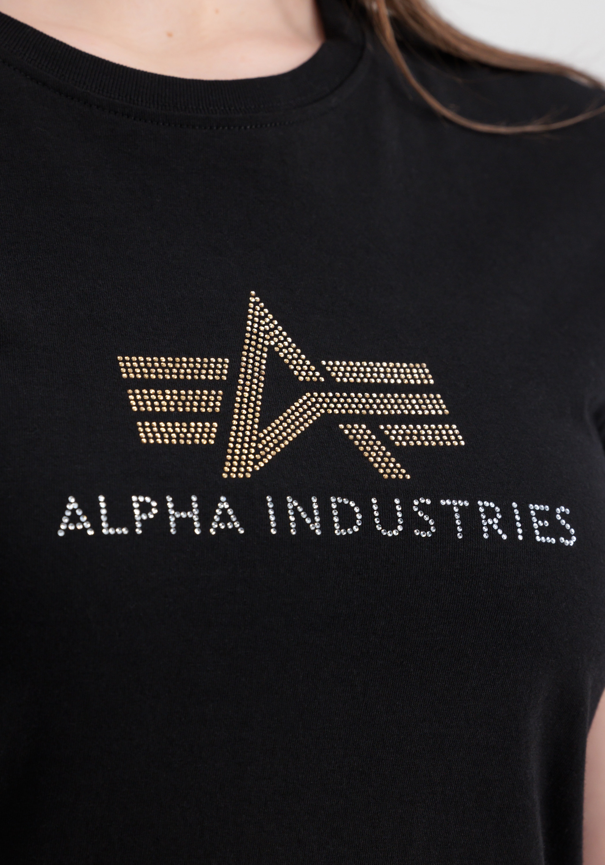 Alpha Industries T-Shirt »Alpha Industries Women - T-Shirts Crystal T-Shirt W«