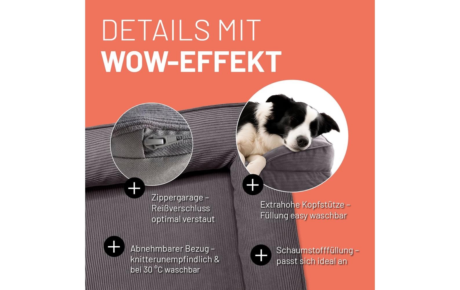 Lumaland Hundebett »Indoor Cord M«