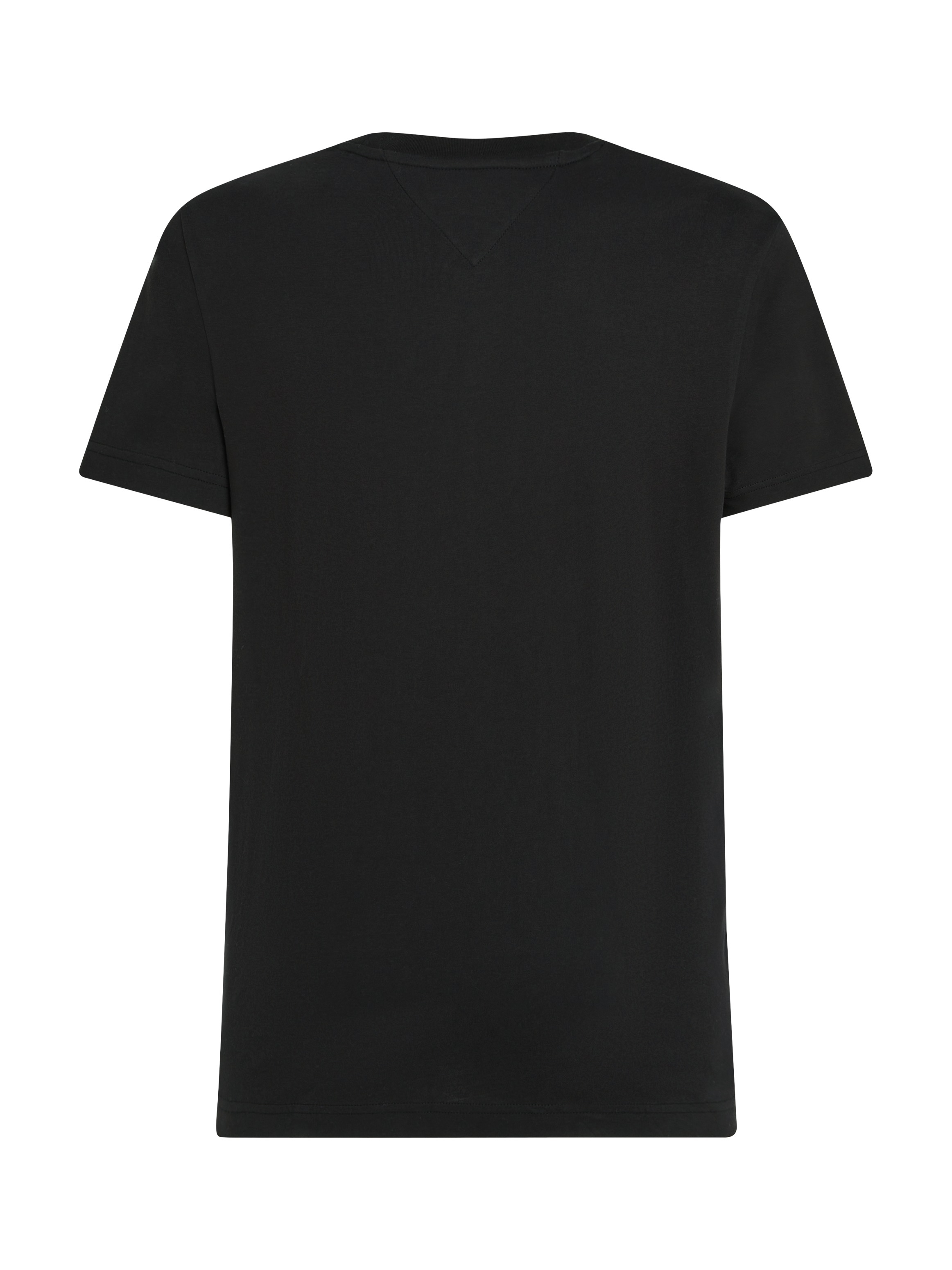 Tommy Hilfiger T-Shirt »ESSENTIAL REG FIT SOLID TEE mit Stickerei und Rundhals«, unifarben, casual, regular fit, Baumwolle, Rundhals