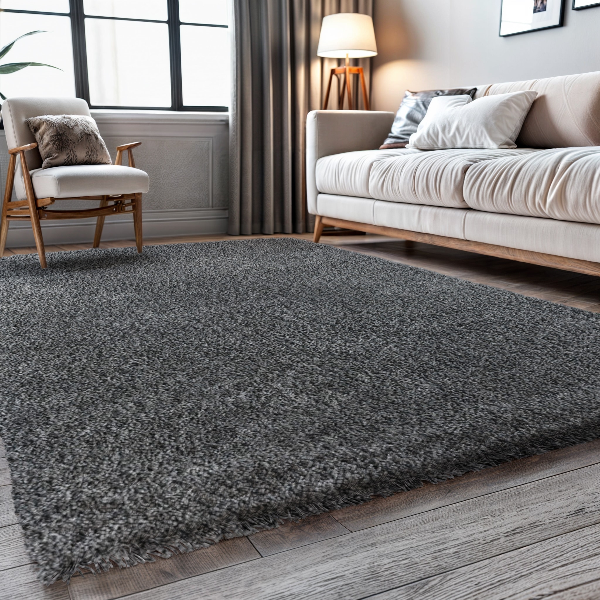 GOODproduct Teppich »Banji« rechteckig 37 mm Höhe Uni Farben, weich und flauschig, auch als Läufer & in rund erhältlich