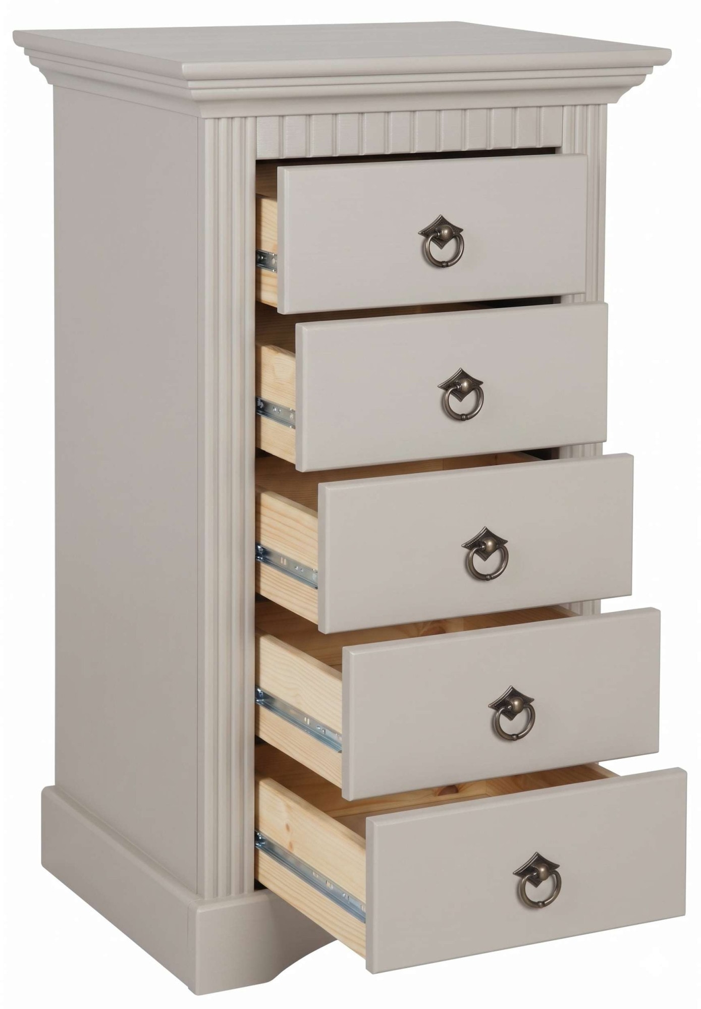 GOODproduct Kommode »Rustic« Breite 48cm, aus massiver Kiefer, 5 Schubladen, FSC®-zertifiziert