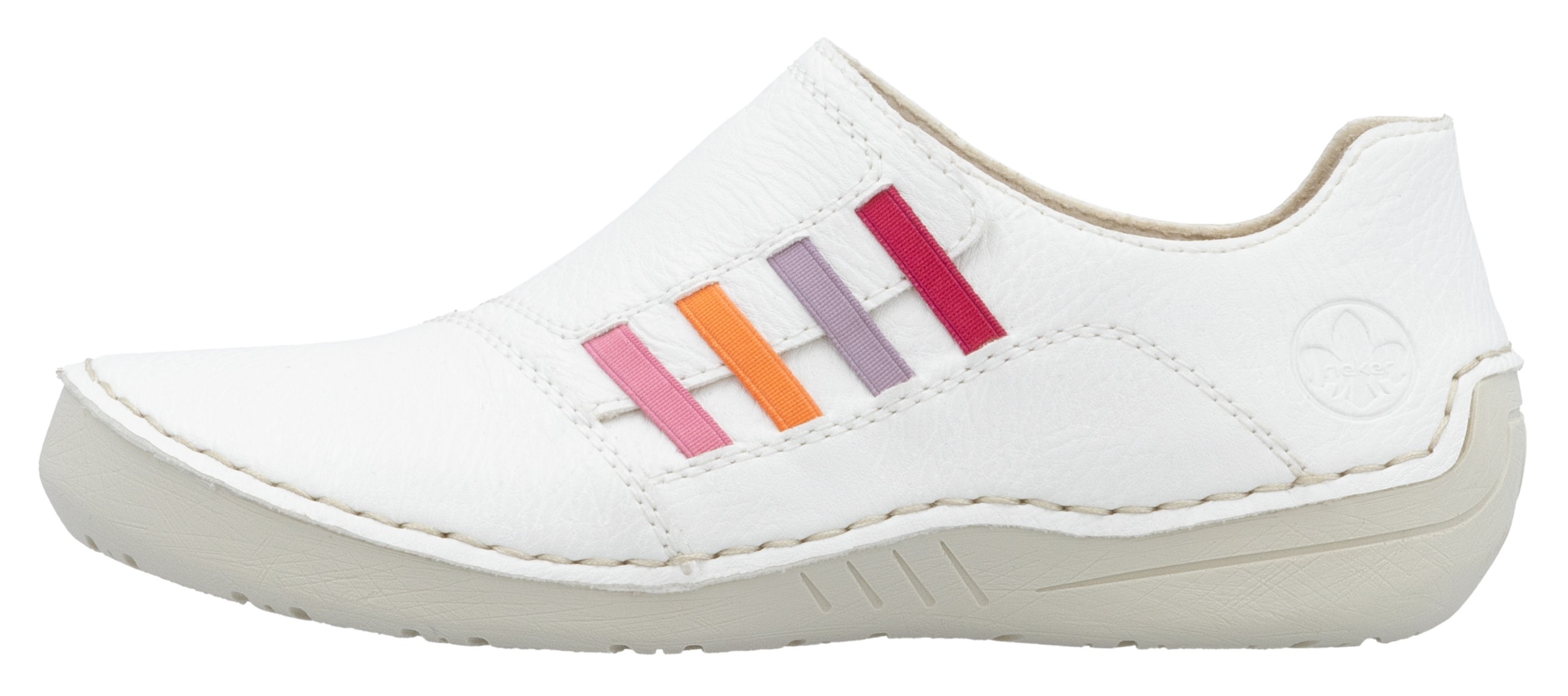 Rieker Slipper  Slip-on Sneaker, Schlupfschuh, Halbschuh mit weicher Innnensohle