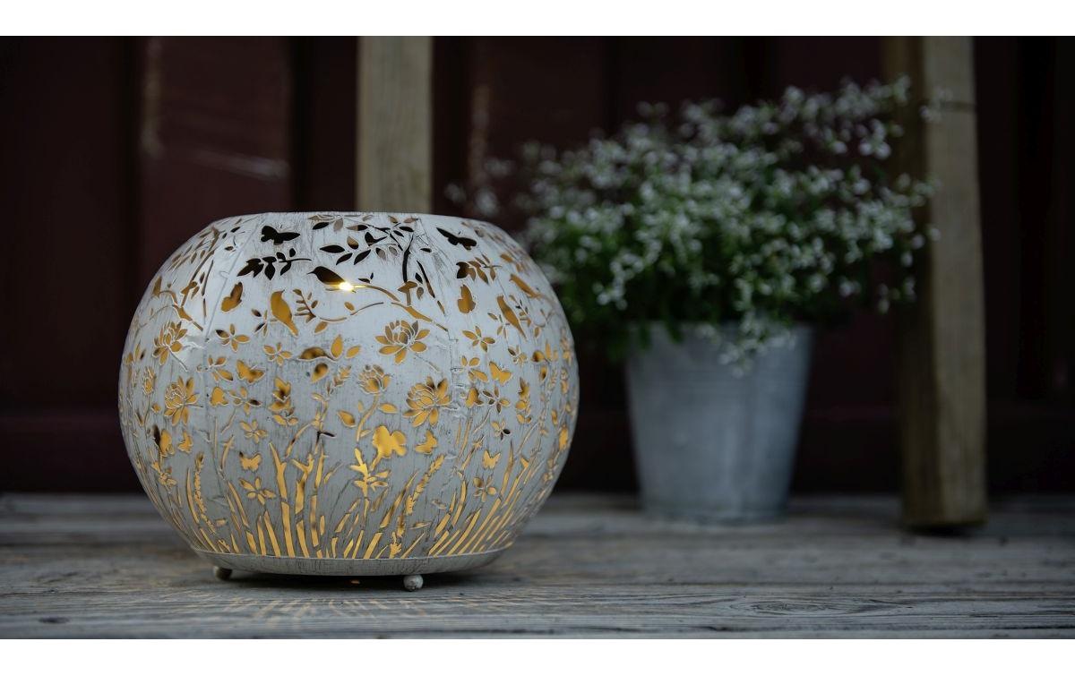 STT LED Solarleuchte »Globe Verana« Warmweiss