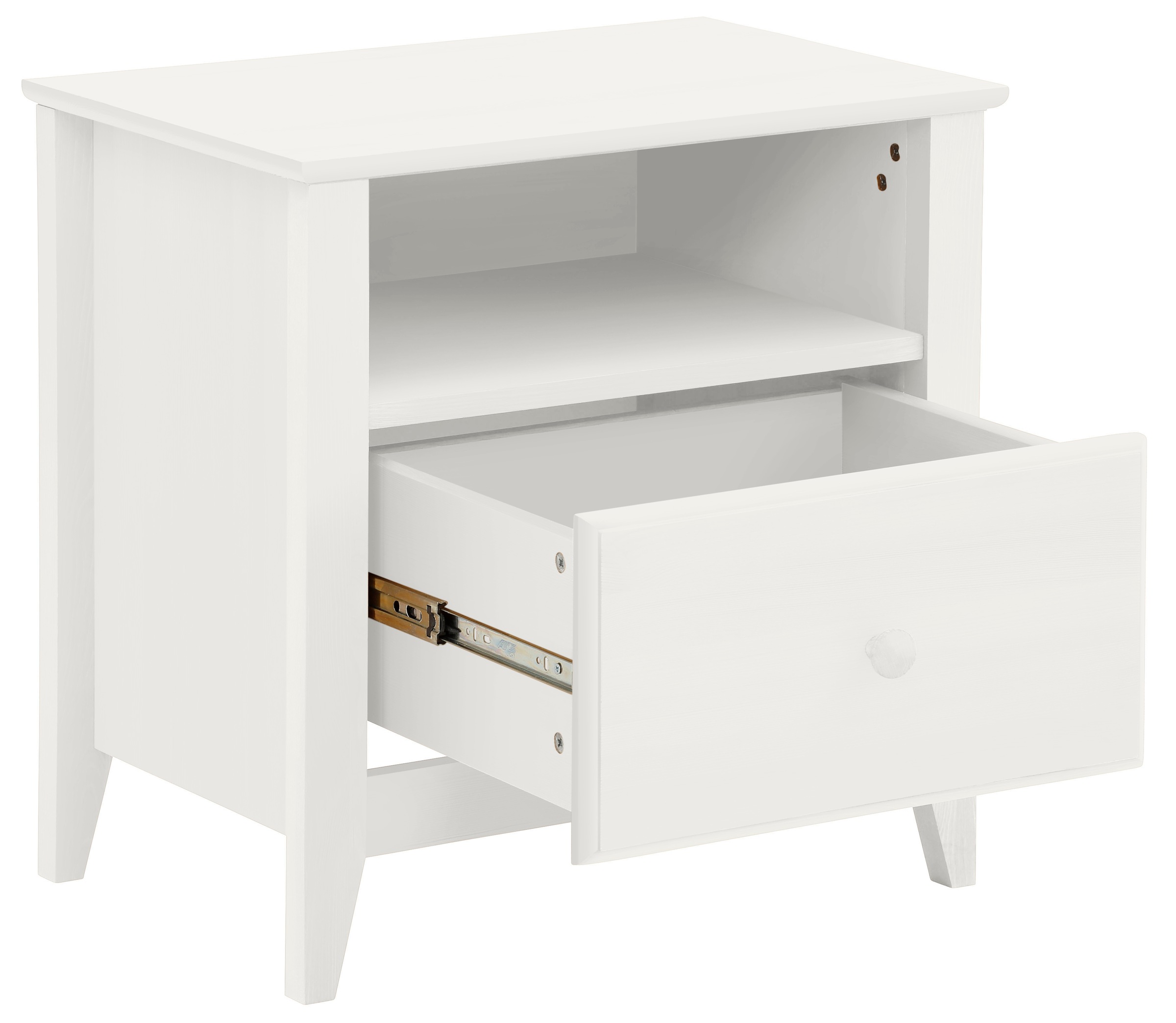 Image of Home affaire Nachtkommode »Deborah«, aus Kiefer massiv, Breite 61 cm bei Ackermann Versand Schweiz