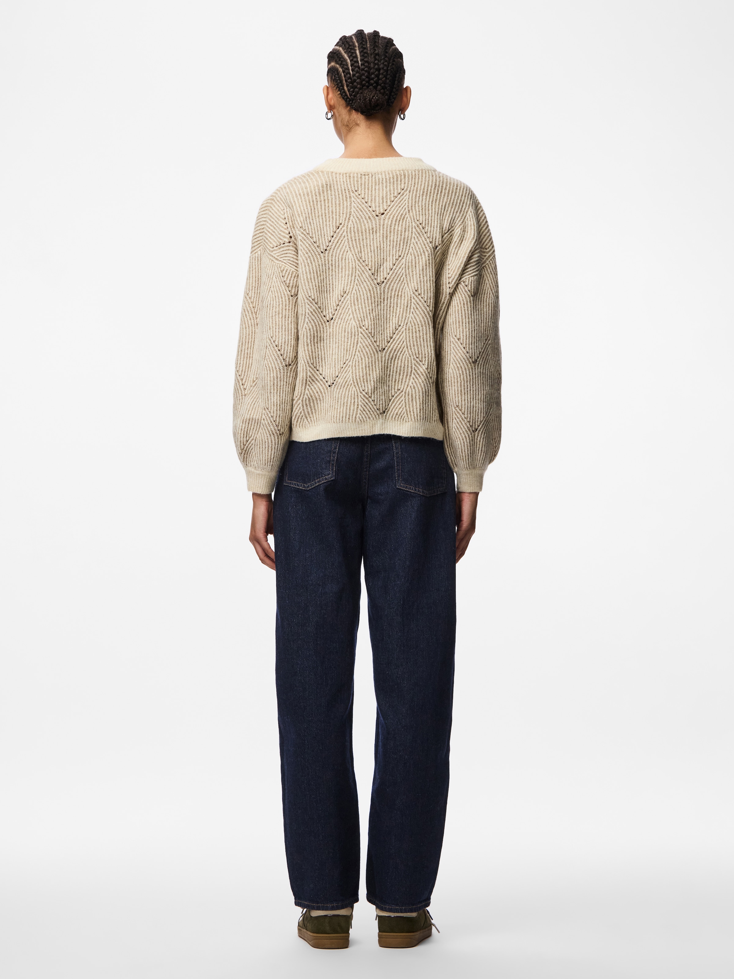 pieces Pull à col rond »PCJENNA LS O-NECK KNIT NOOS BC«